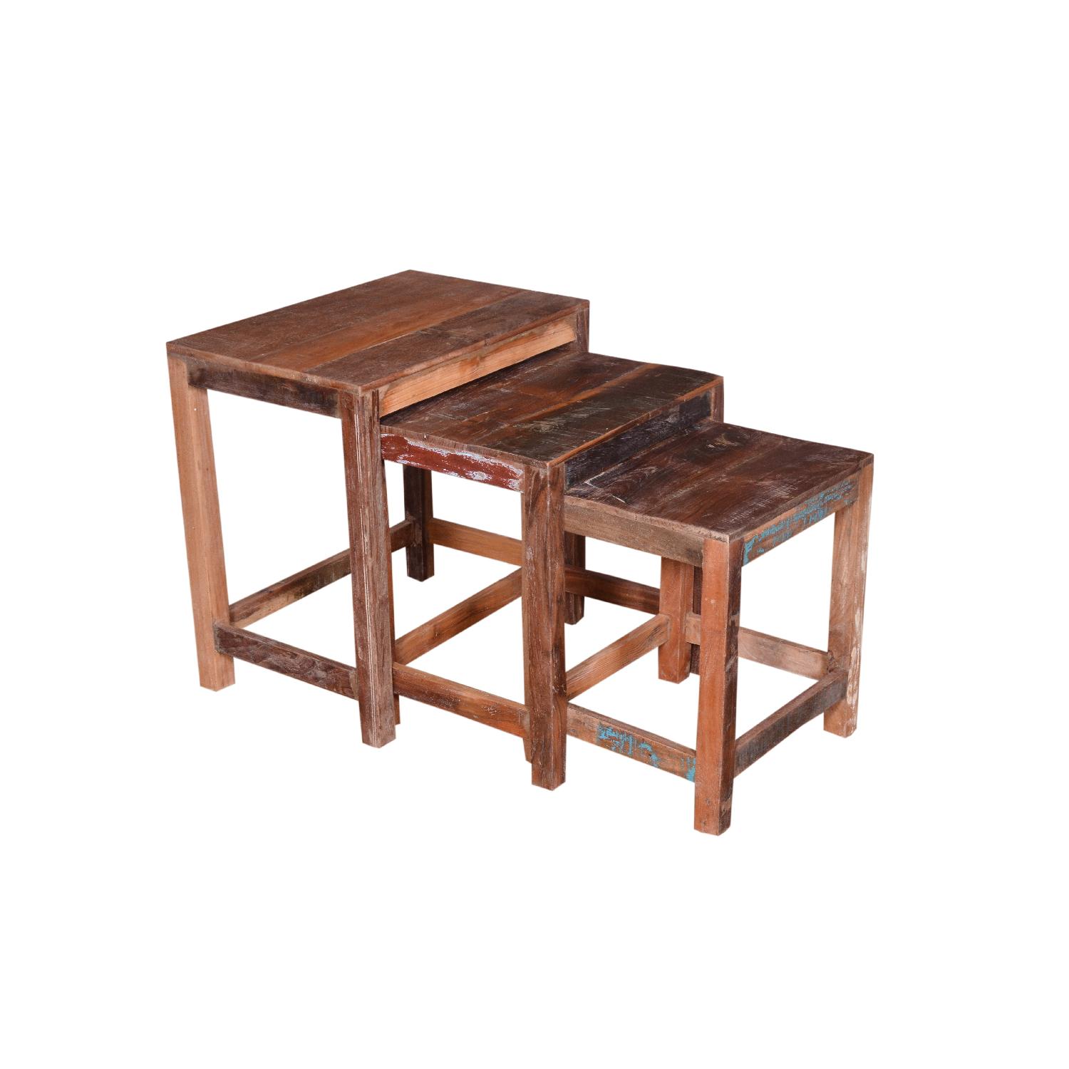 Designe Gallerie Wooden Nesting Tables AptDeco