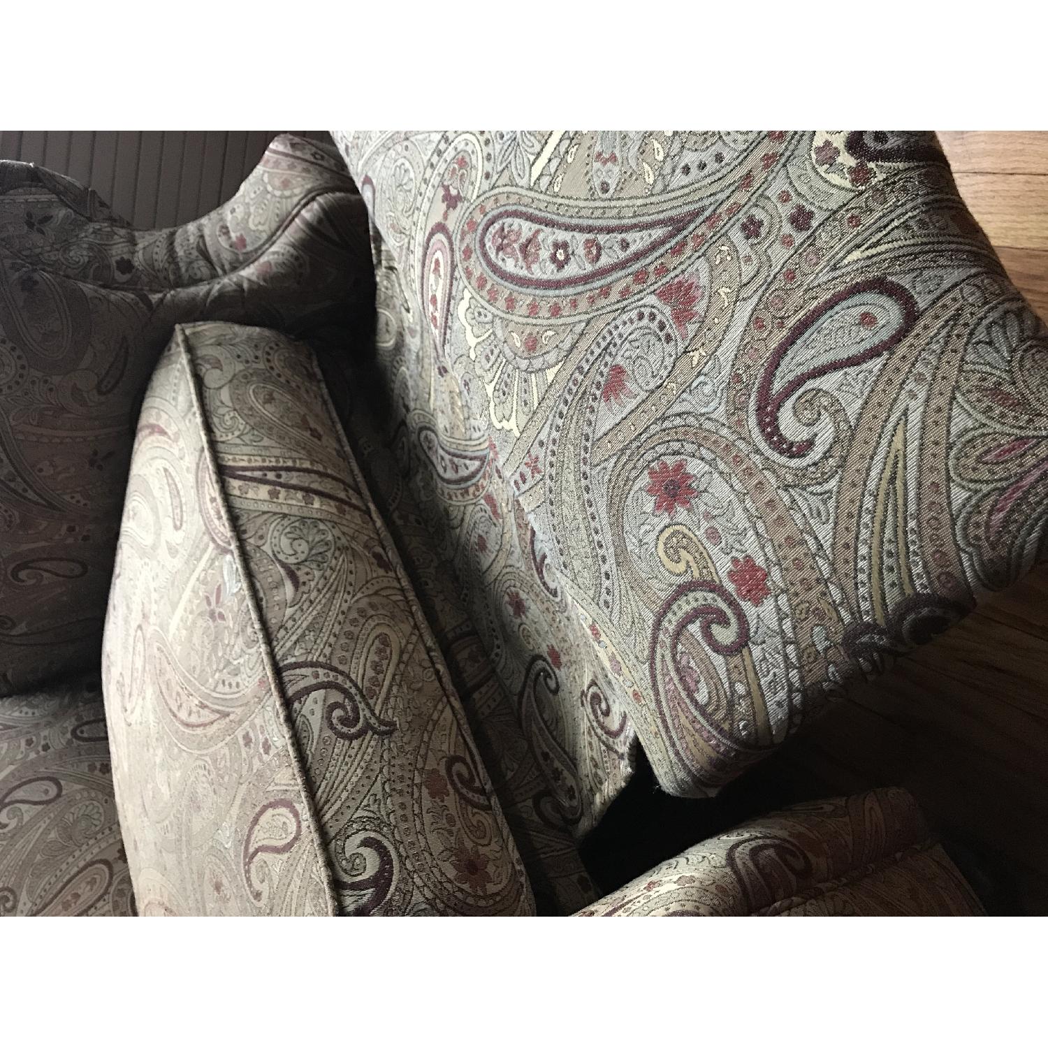 Bassett Paisley Recliner Chair - image-7