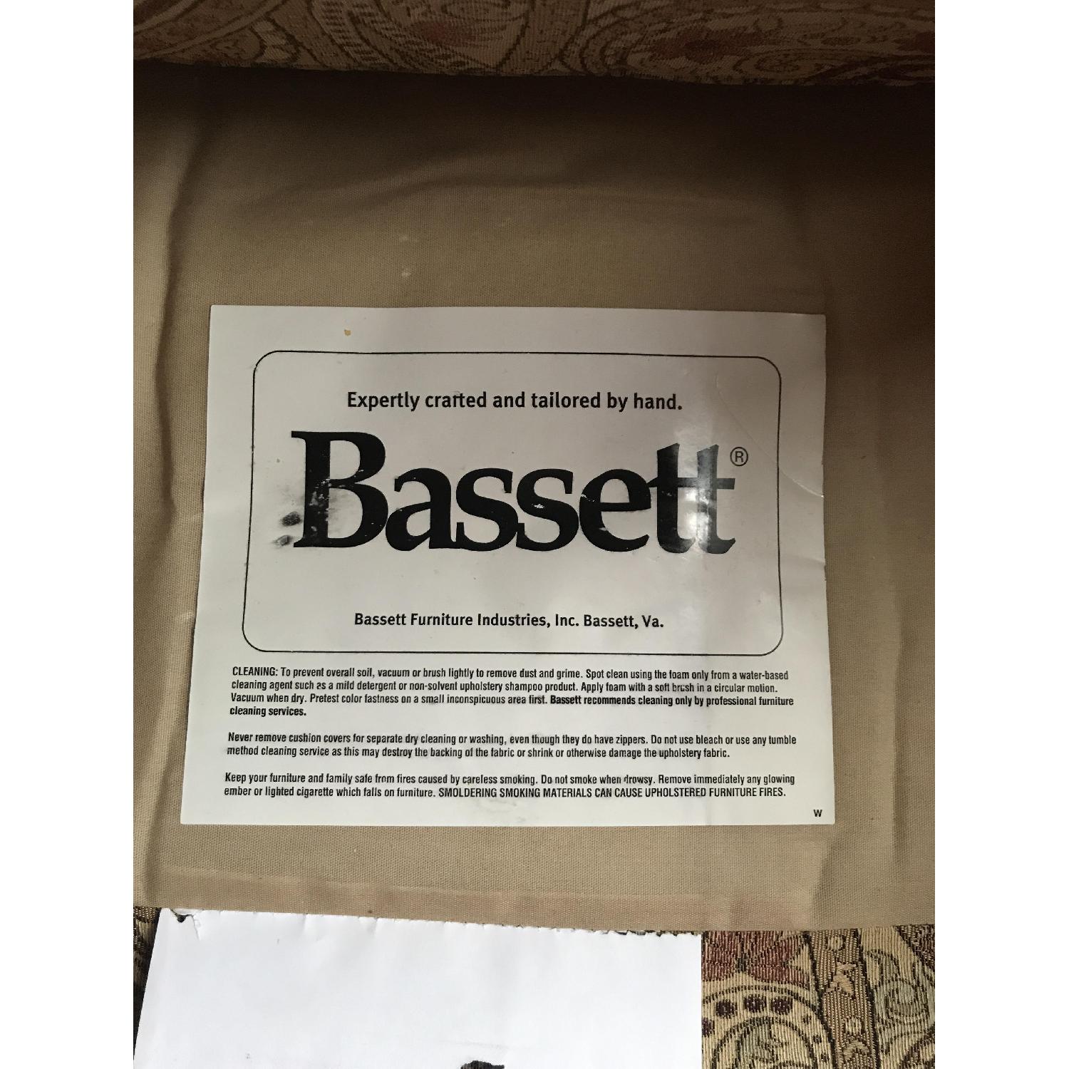 Bassett Paisley Recliner Chair - image-9