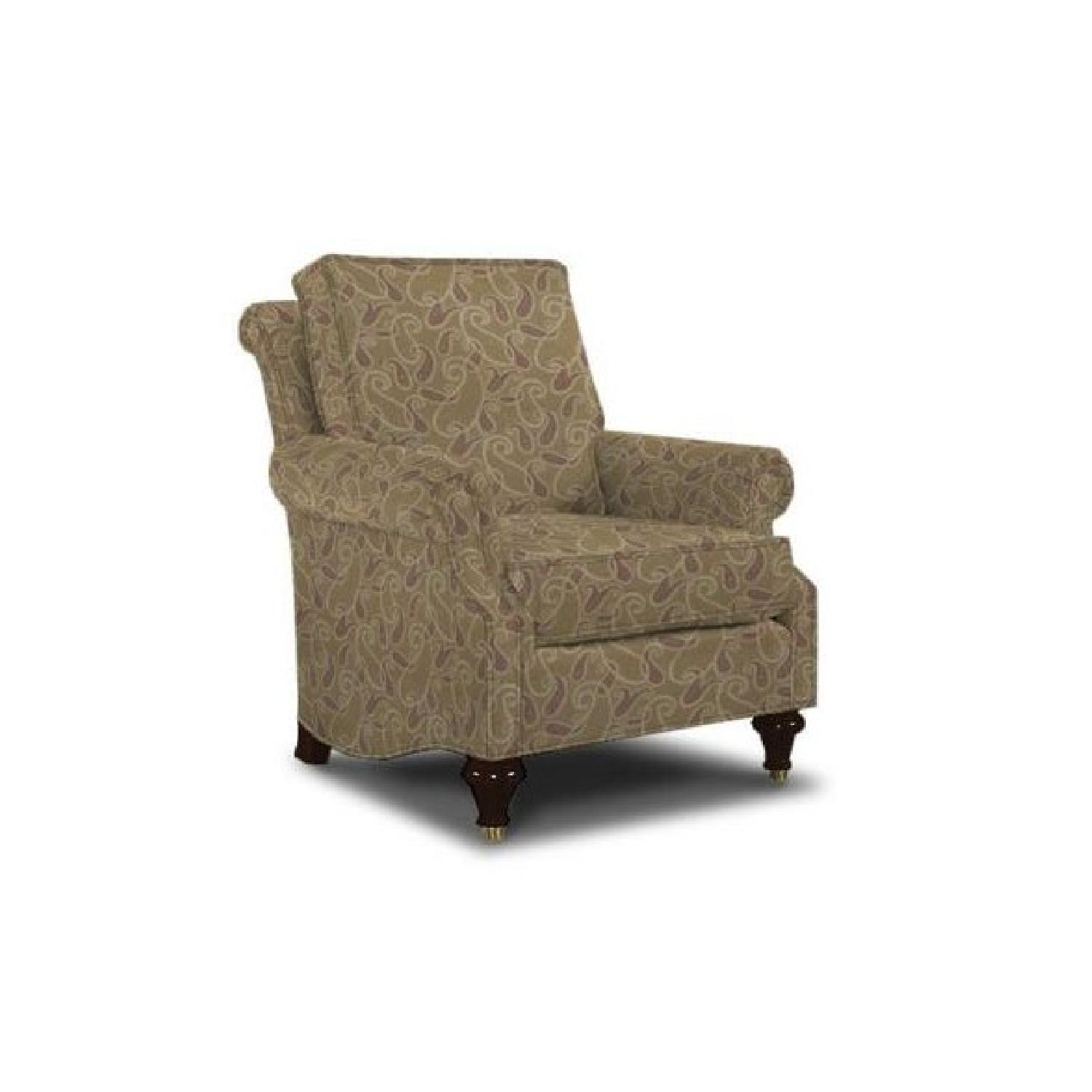 Bassett Paisley Recliner Chair - image-11