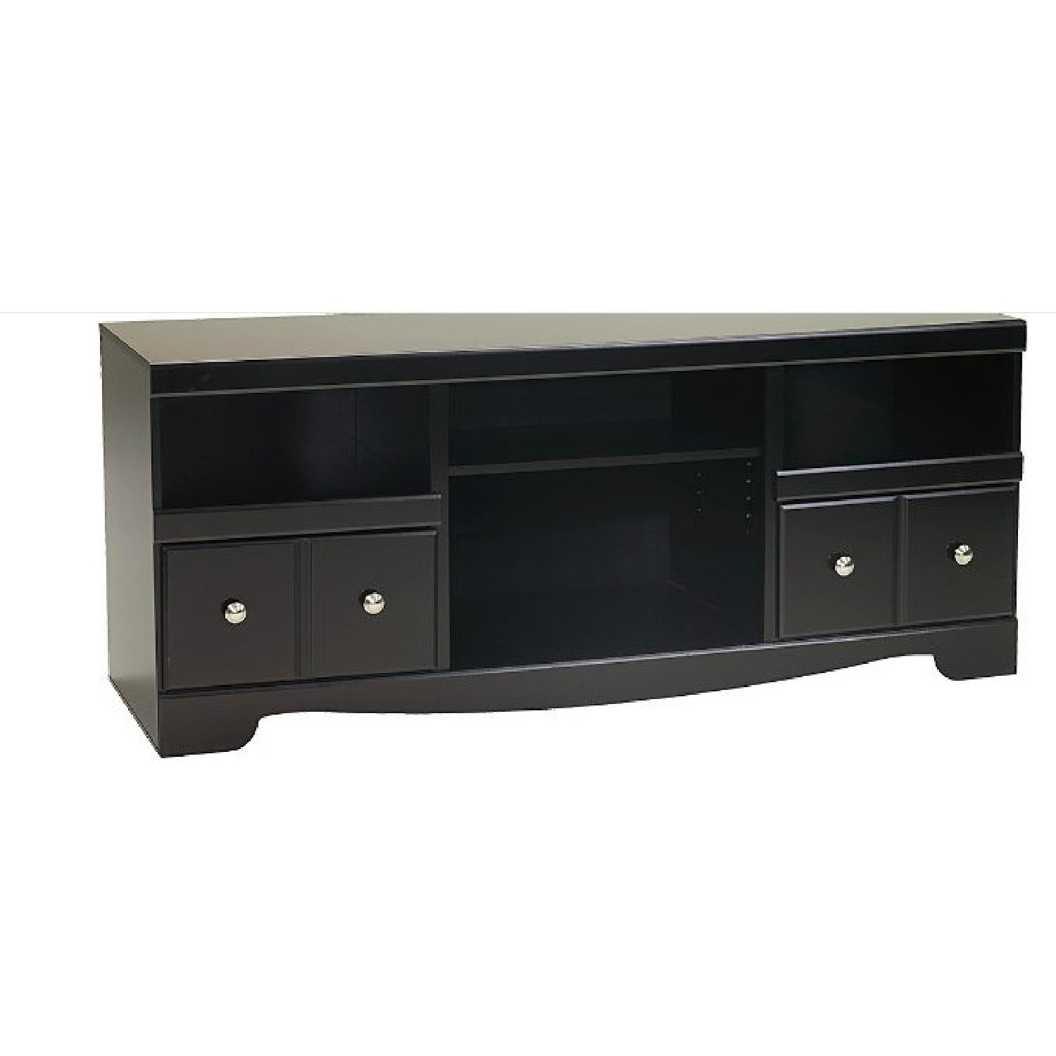 Ashley Shay TV Stand w/ LCD Electric Fireplace - image-2