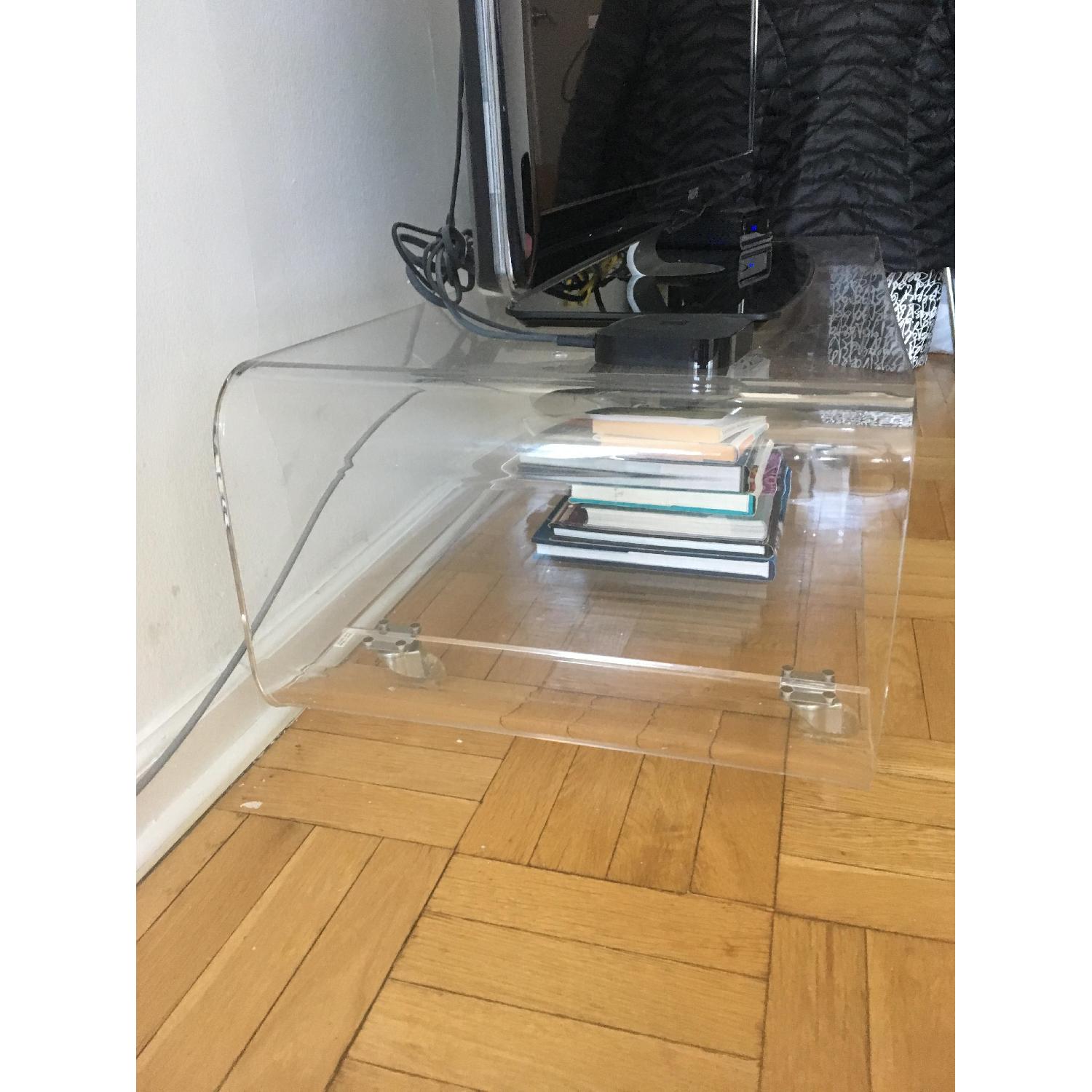 CB2 Peekaboo Acrylic Media Console - image-2