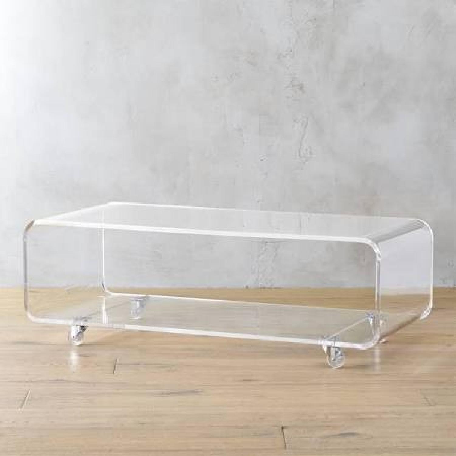 CB2 Peekaboo Acrylic Media Console - image-3