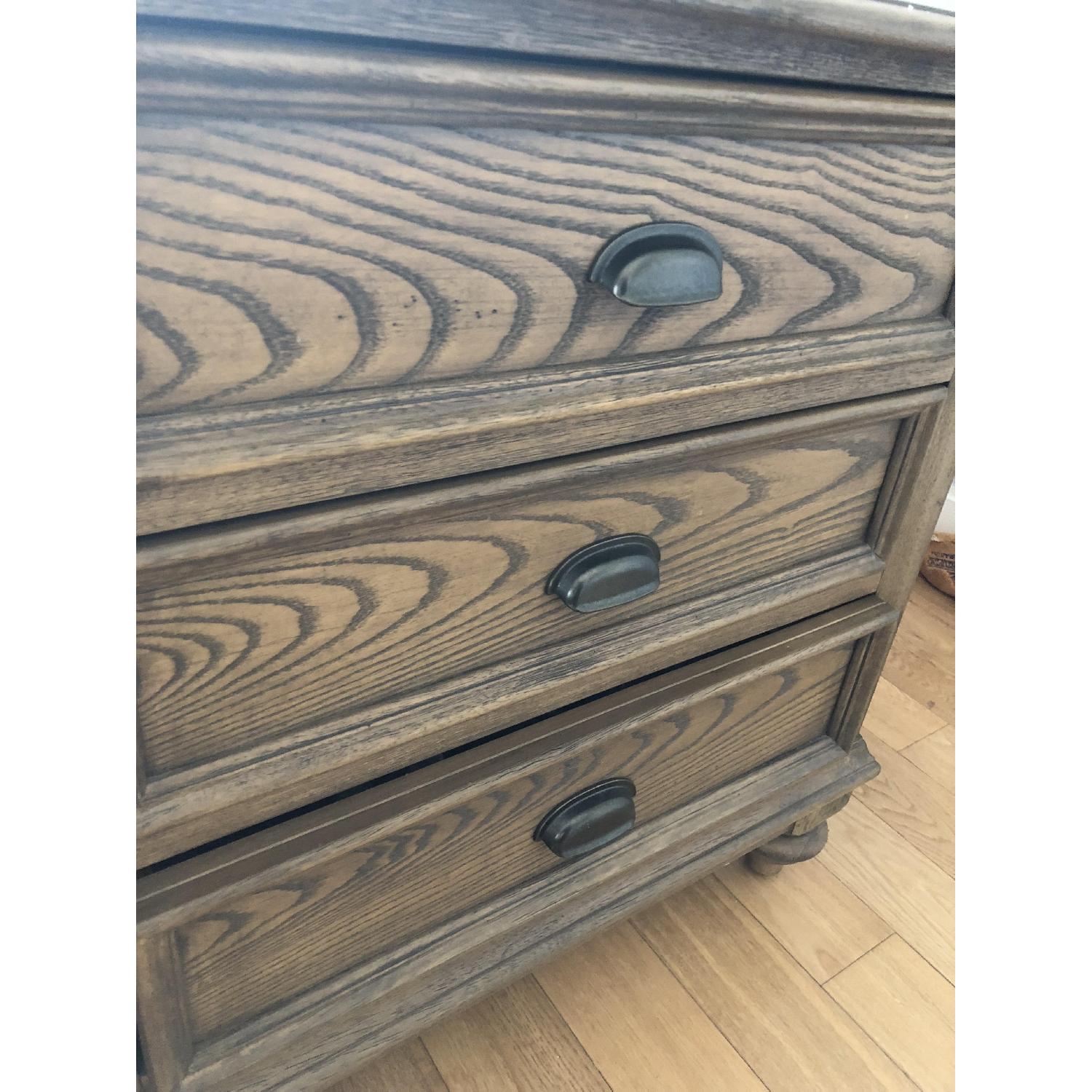 Living Spaces 3-Drawer Night Stand in Driftwood - image-2