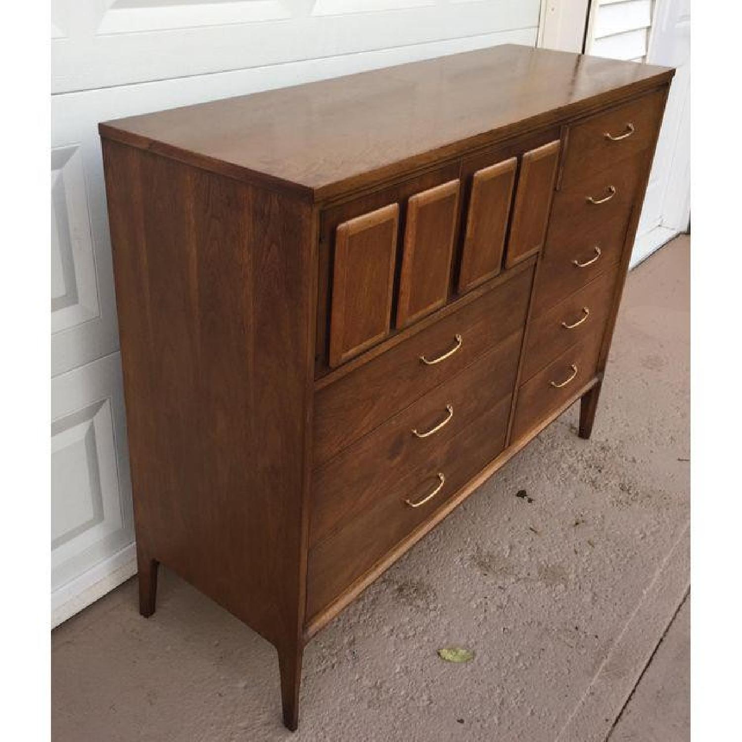 Broyhill Walnut Forward 70's Dresser - image-2