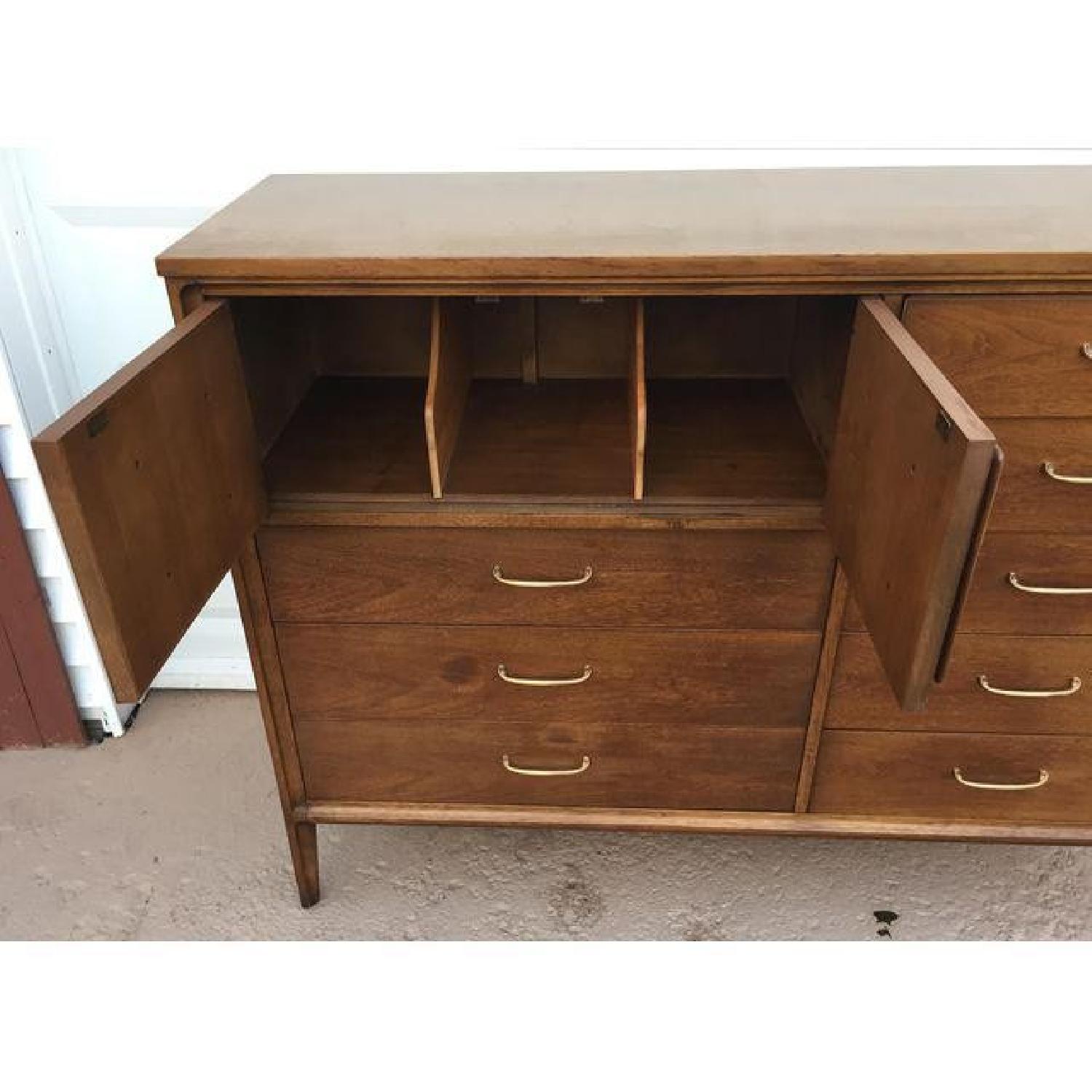 Broyhill Walnut Forward 70's Dresser - image-4