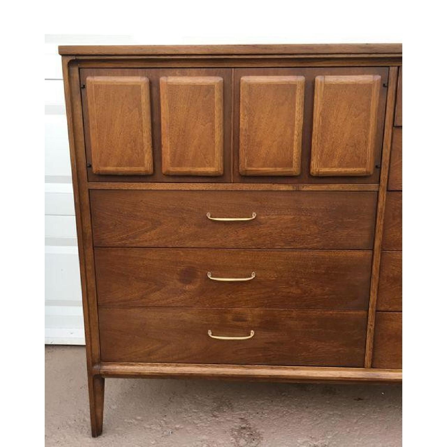 Broyhill Walnut Forward 70's Dresser - image-5