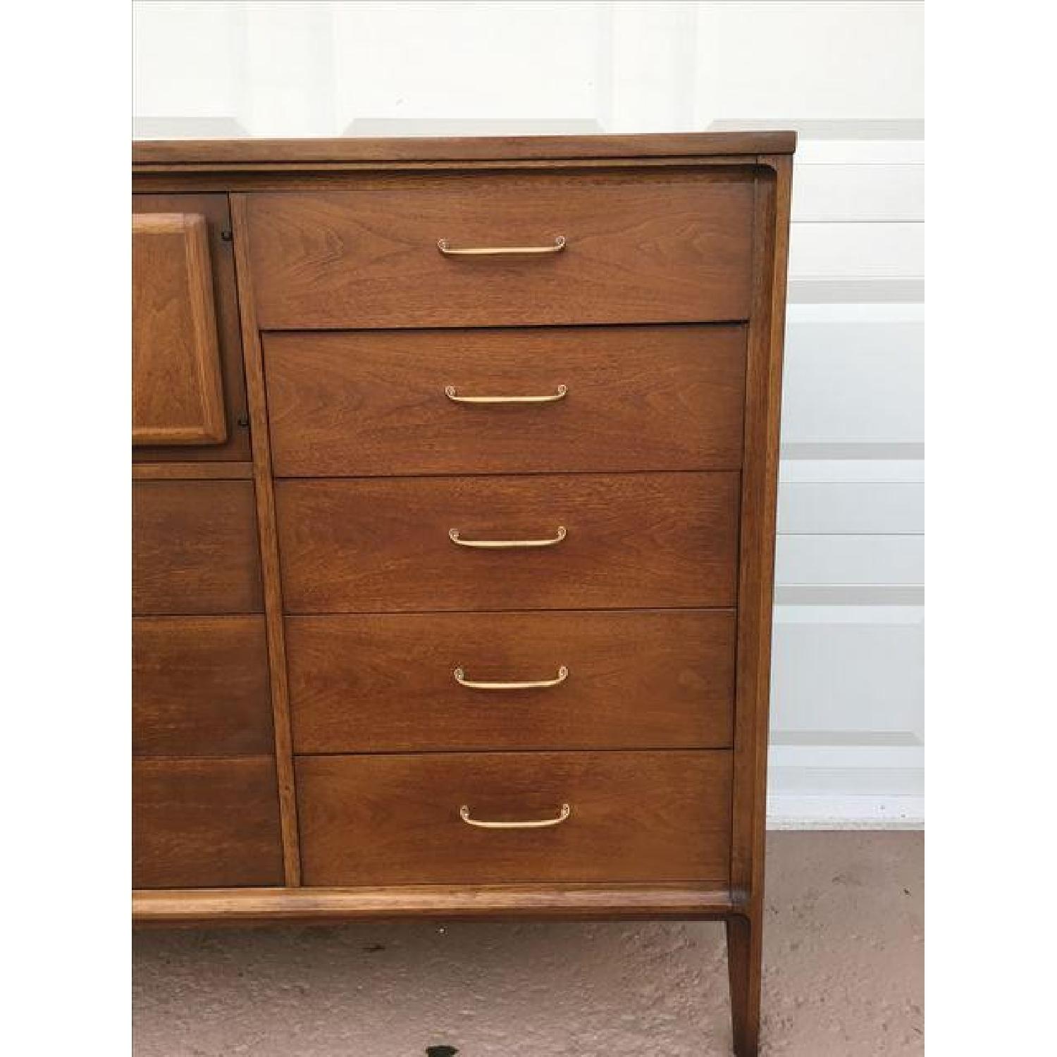 Broyhill Walnut Forward 70's Dresser - image-7