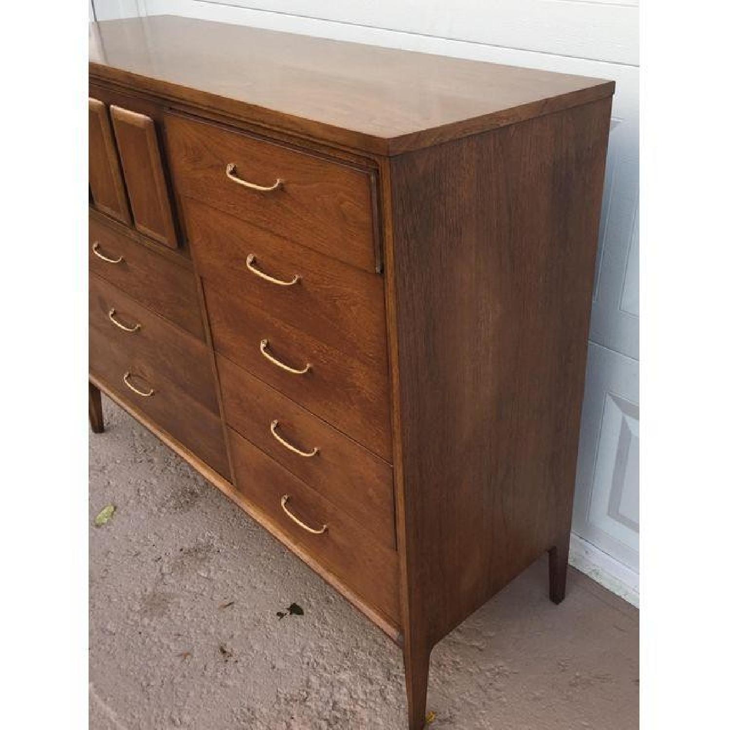 Broyhill Walnut Forward 70's Dresser - image-8