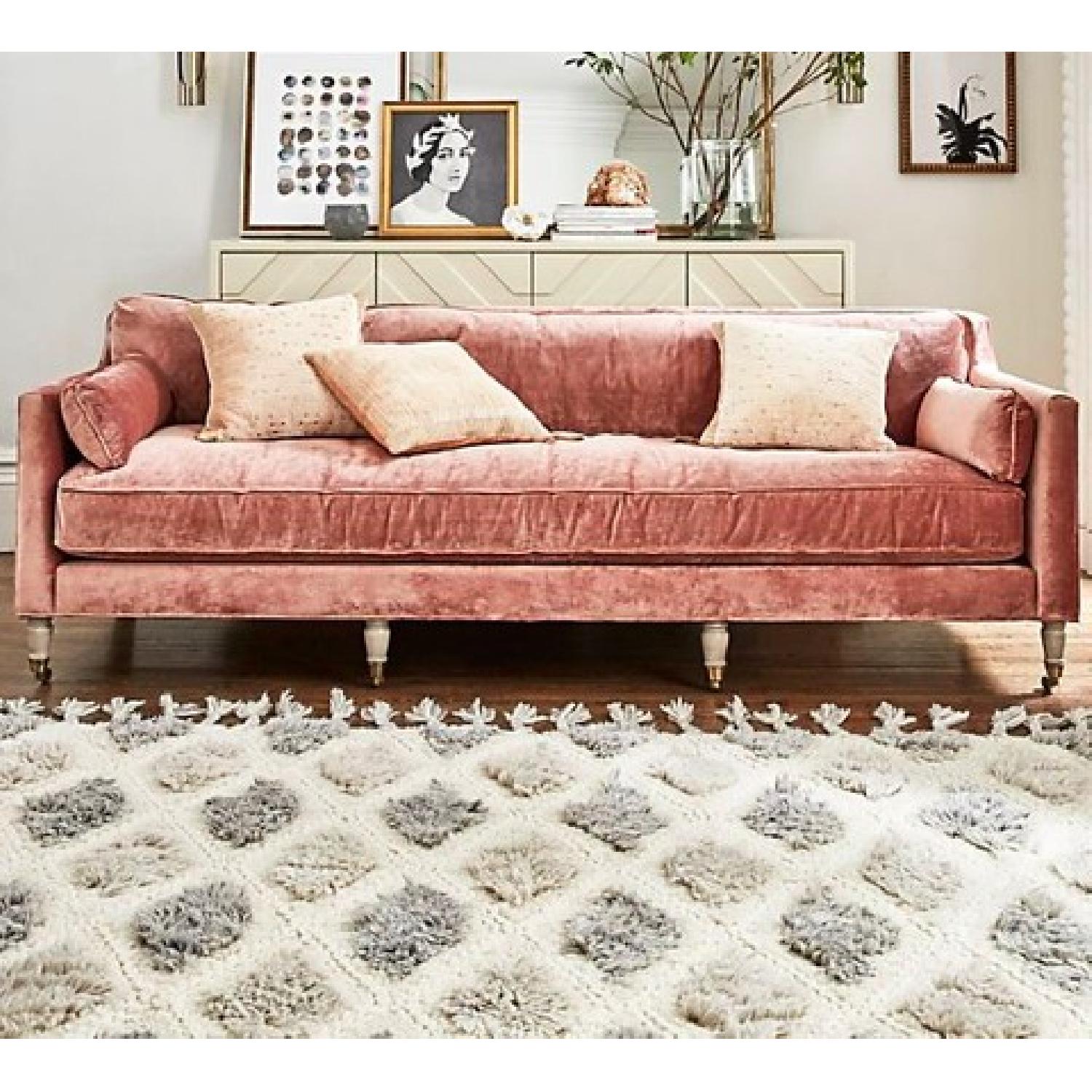 Anthropologie Diamond Path Shag Wool Tufted Rug - image-3
