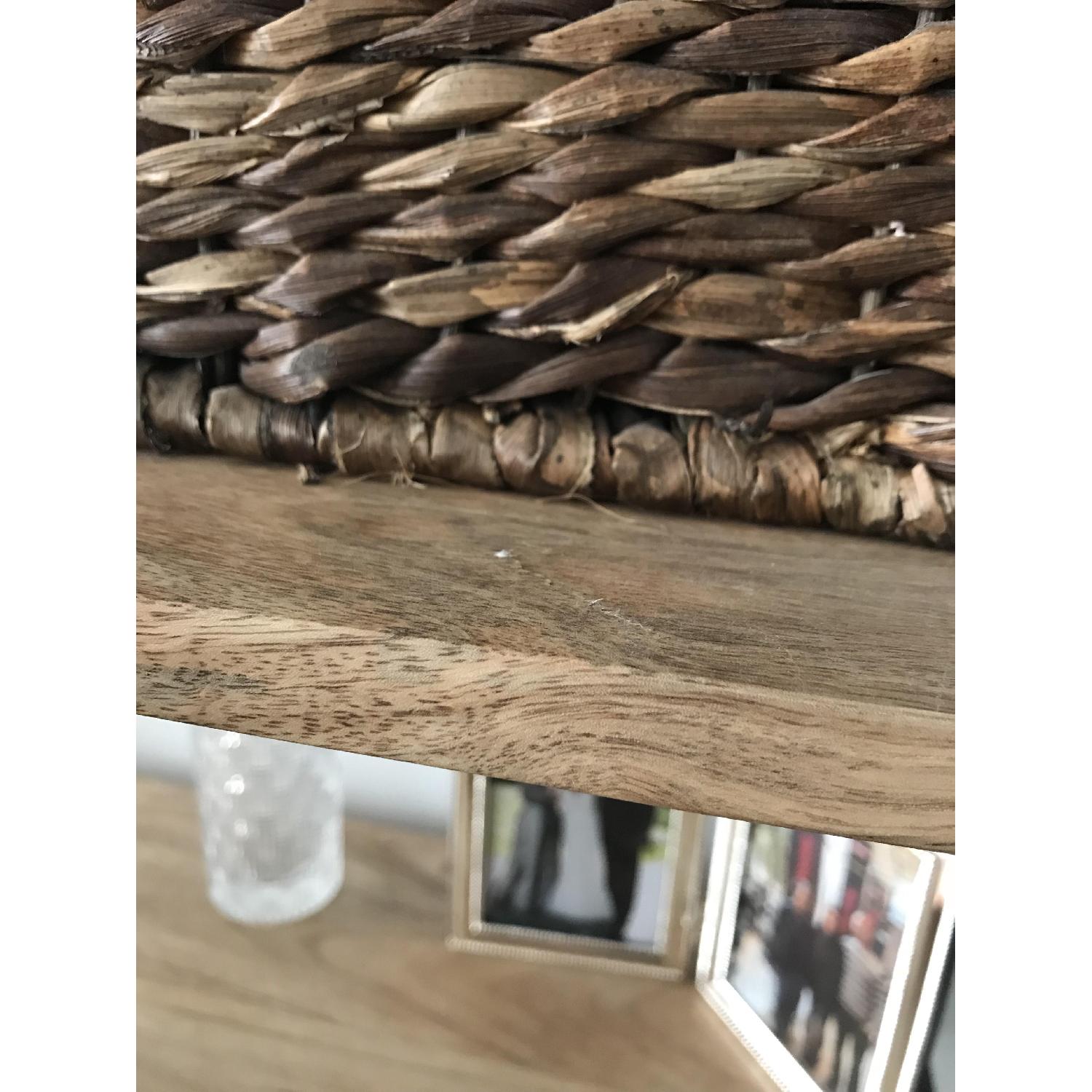 West Elm Mango Wood Bookshelf & Storage AptDeco