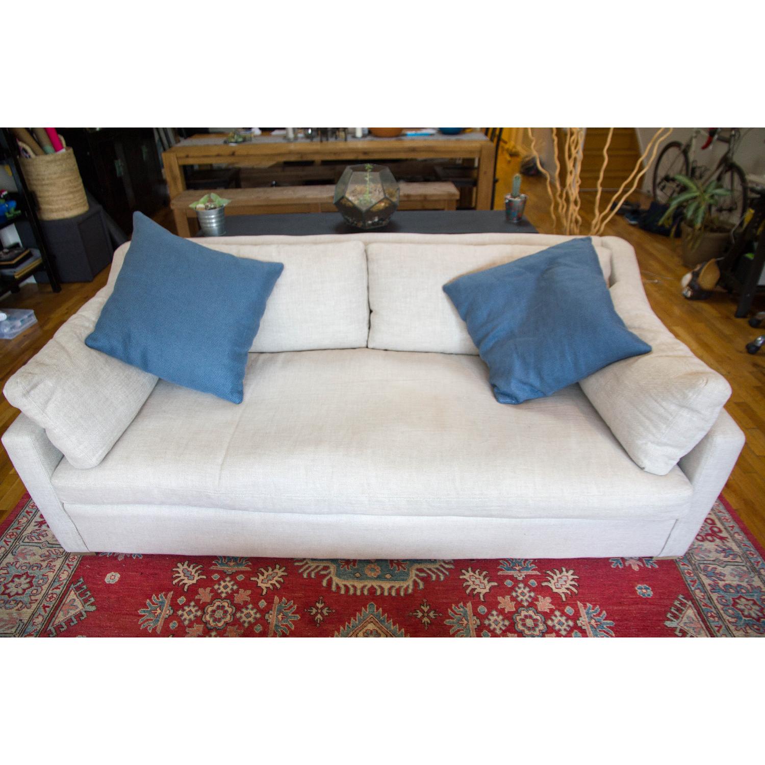 Restoration Hardware Belgian Classic Slope Arm Sofa - image-2