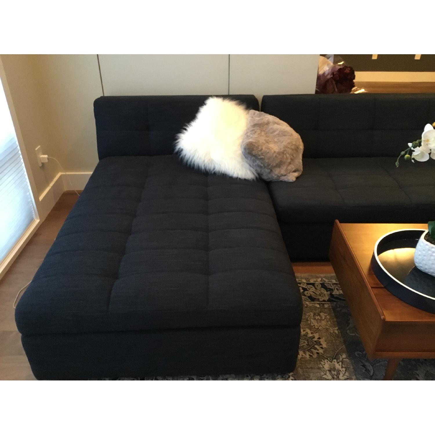 West Elm Plateau 2-Piece Storage Chaise Sectional Sofa - image-2