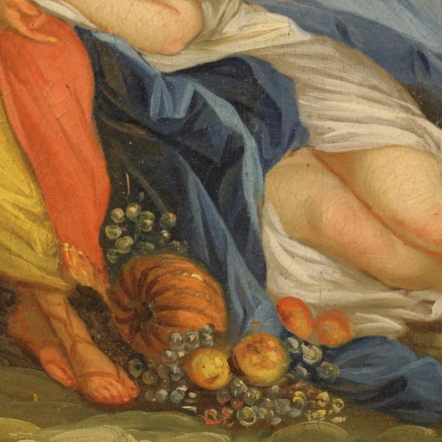 18th Century French Landscape Painting w/ Characters - image-5