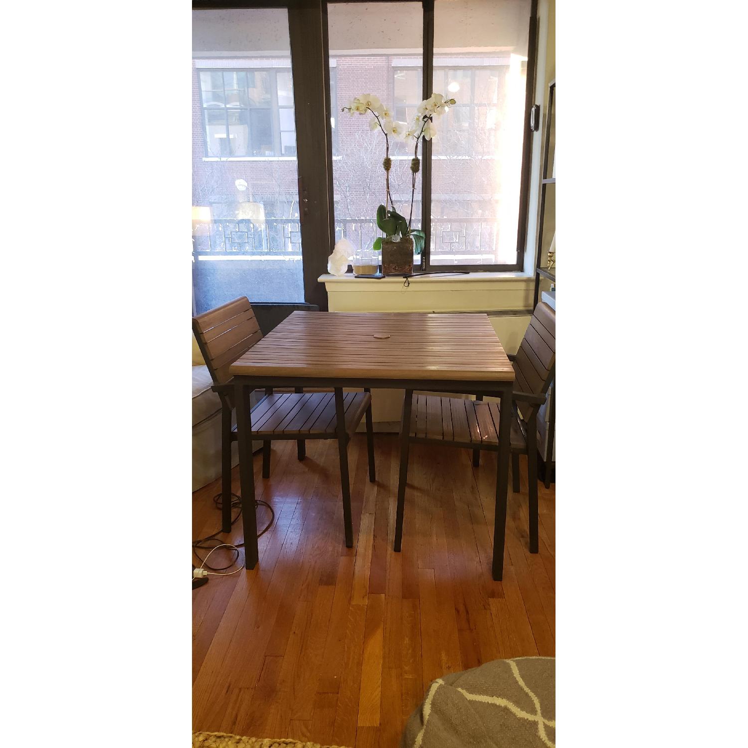 Crate & Barrel Rocha II Cafe 3-Piece Dining Set - image-1