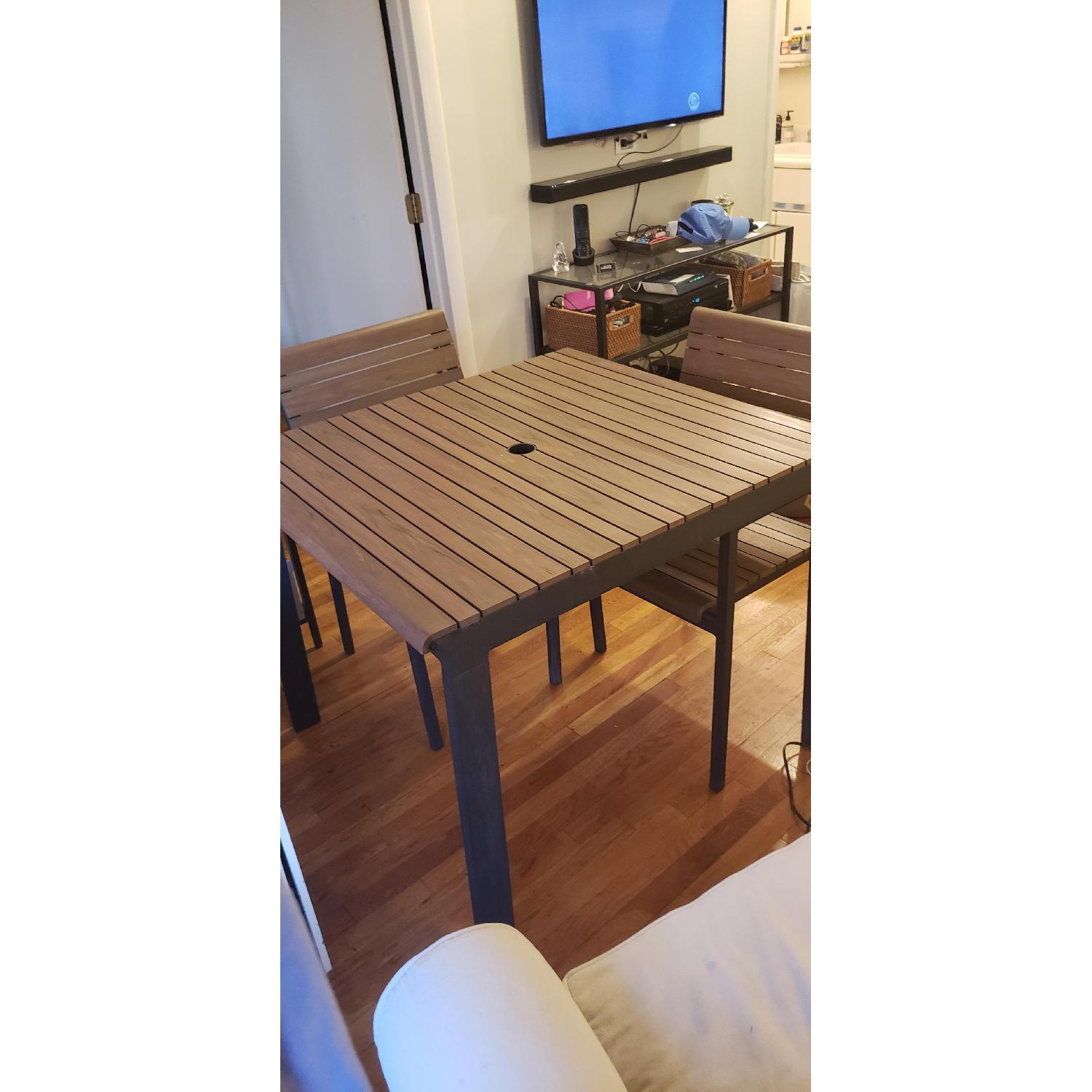 Crate & Barrel Rocha II Cafe 3-Piece Dining Set - image-2