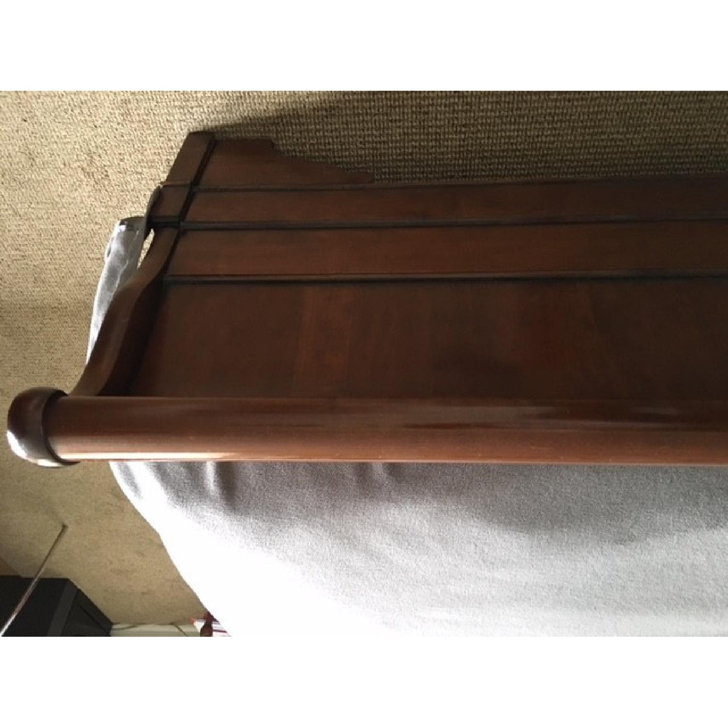 Grange French Cherry Wood Queen Sleigh Bed Frame - image-4