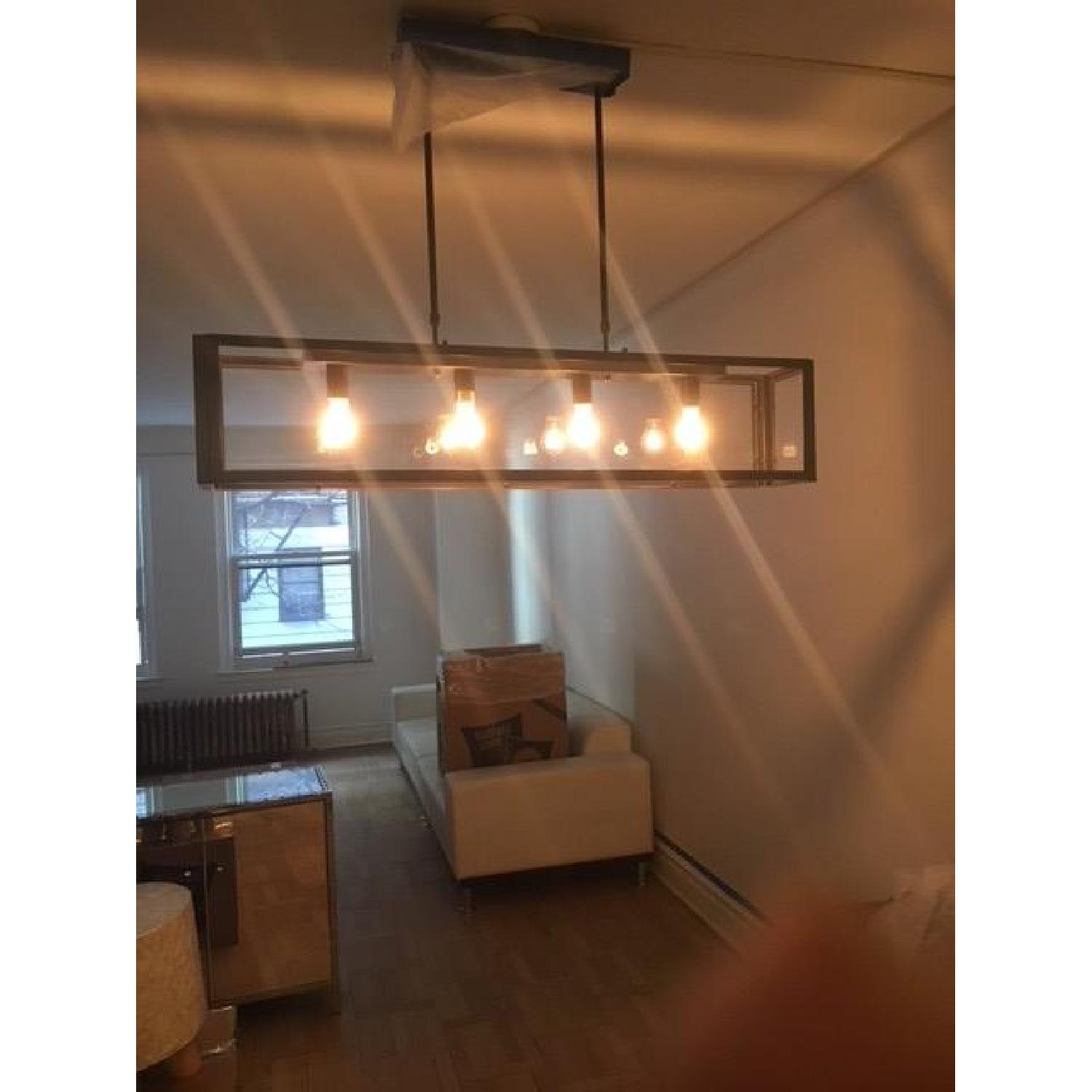 Industrial 4 Bulb Ceiling Light - image-1