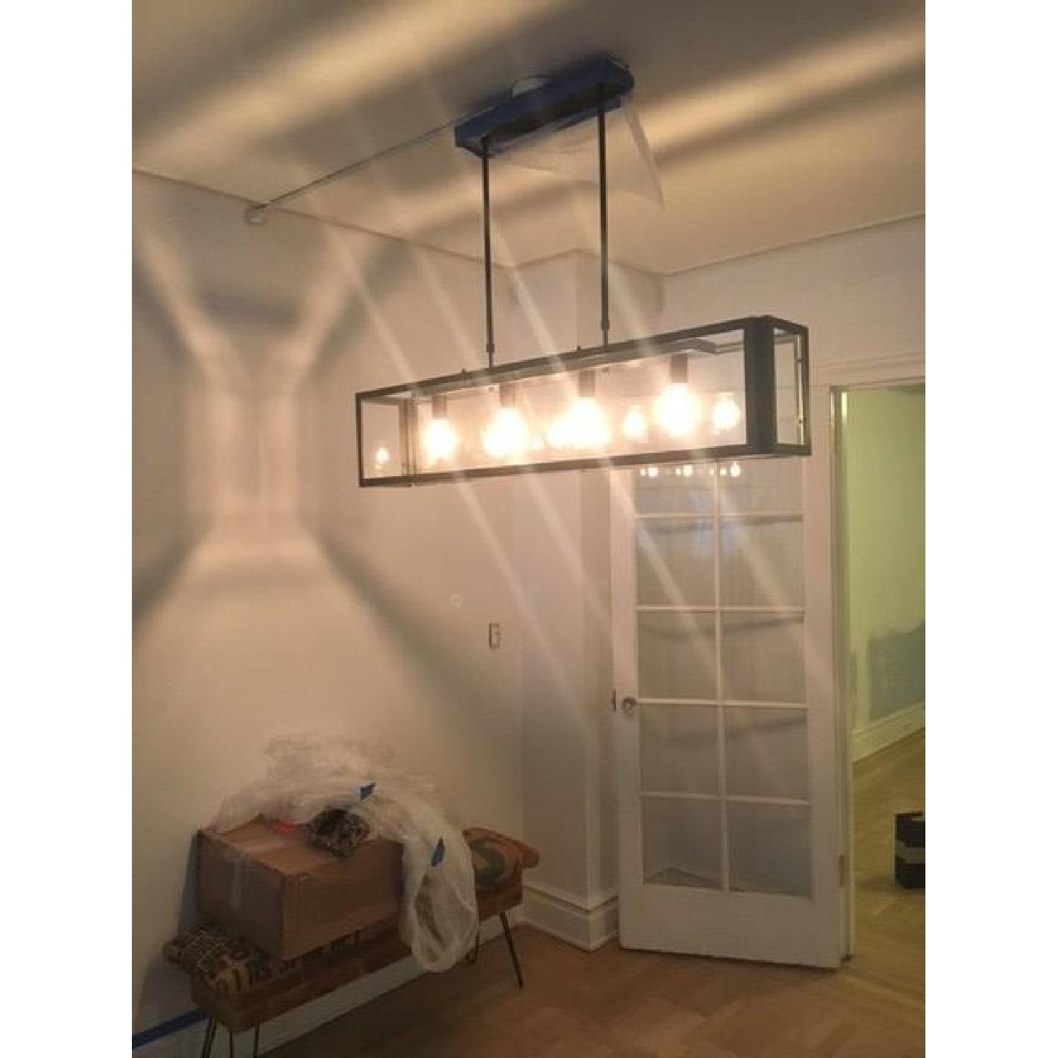 Industrial 4 Bulb Ceiling Light - image-3