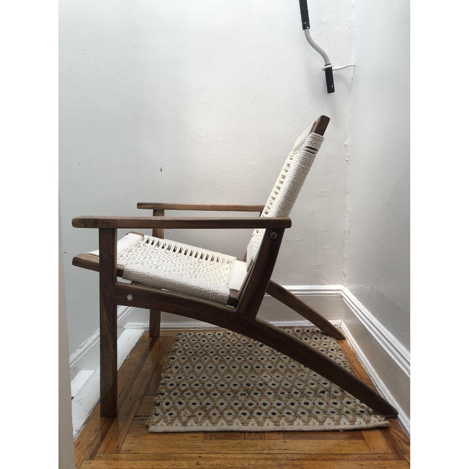 Urban Outfitters Woven Rope Lounge Chair - image-3