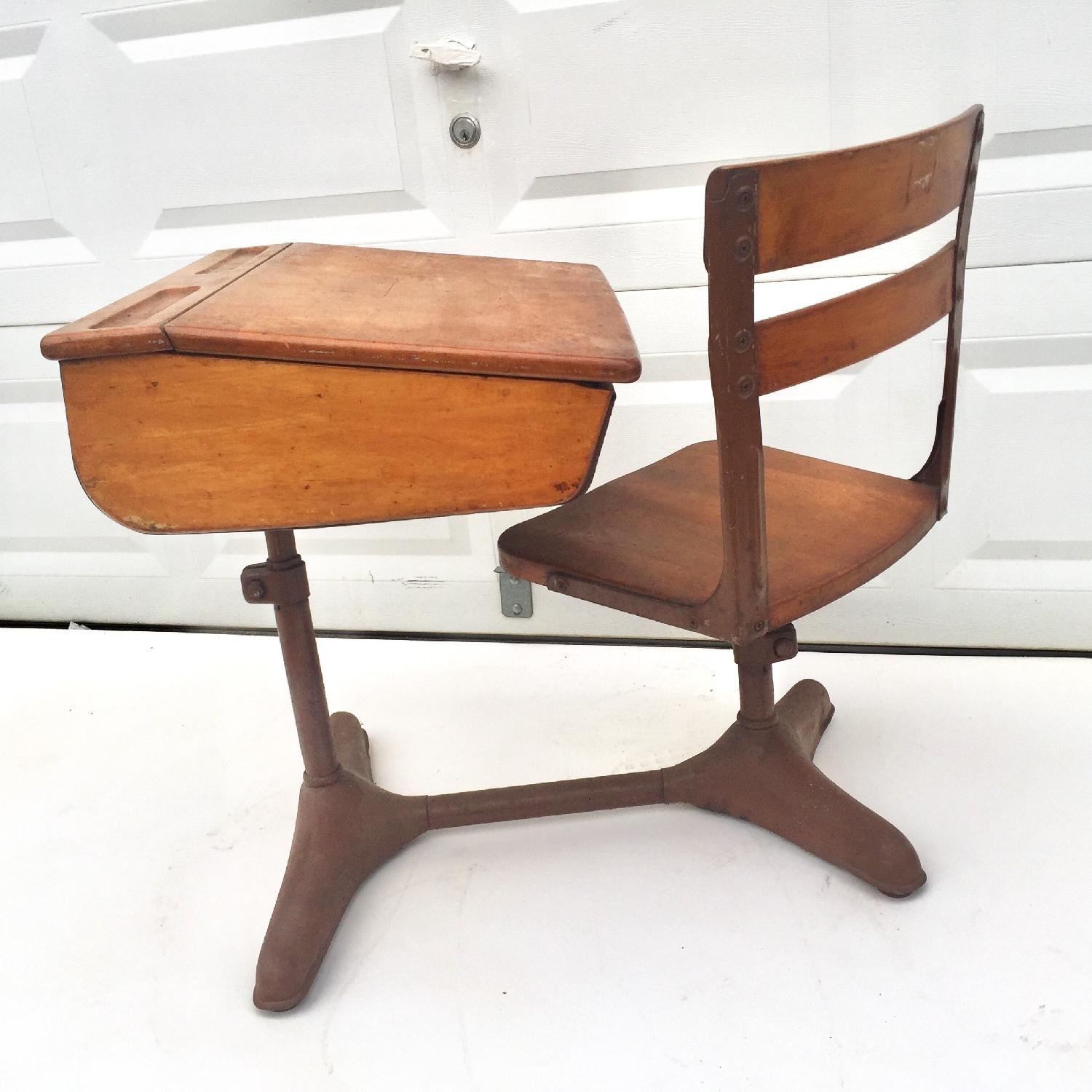 Vintage Student Desk - image-5