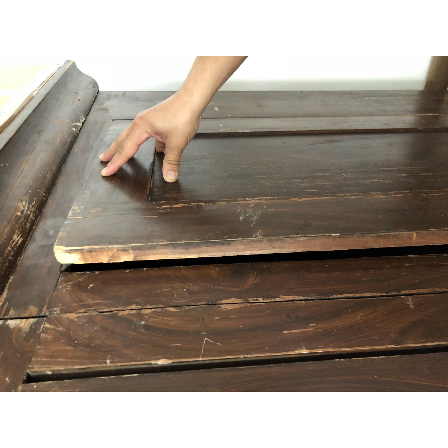 Antique Teak Wood Armoire AptDeco