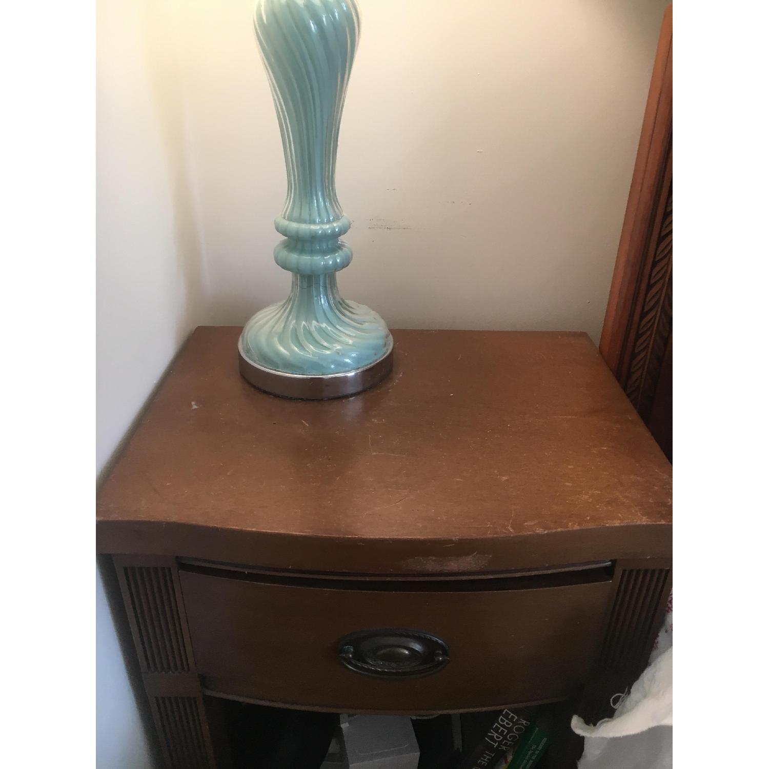 Wooden 1 Drawer Bedside Table - image-8