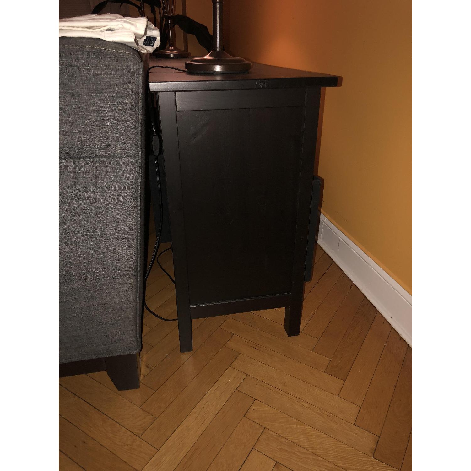 Ikea Hemnes Console Table w/ 4 Storage Boxes - image-3