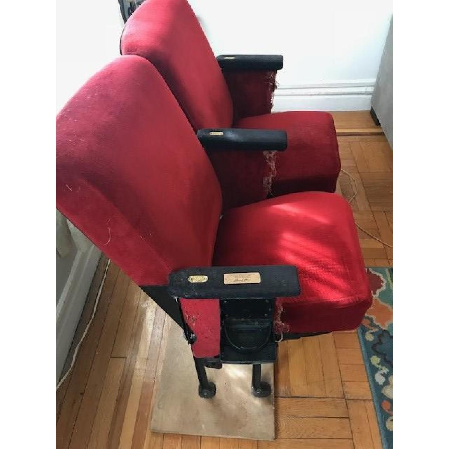 Radio City Music Hall Vintage Theater Seats - image-2
