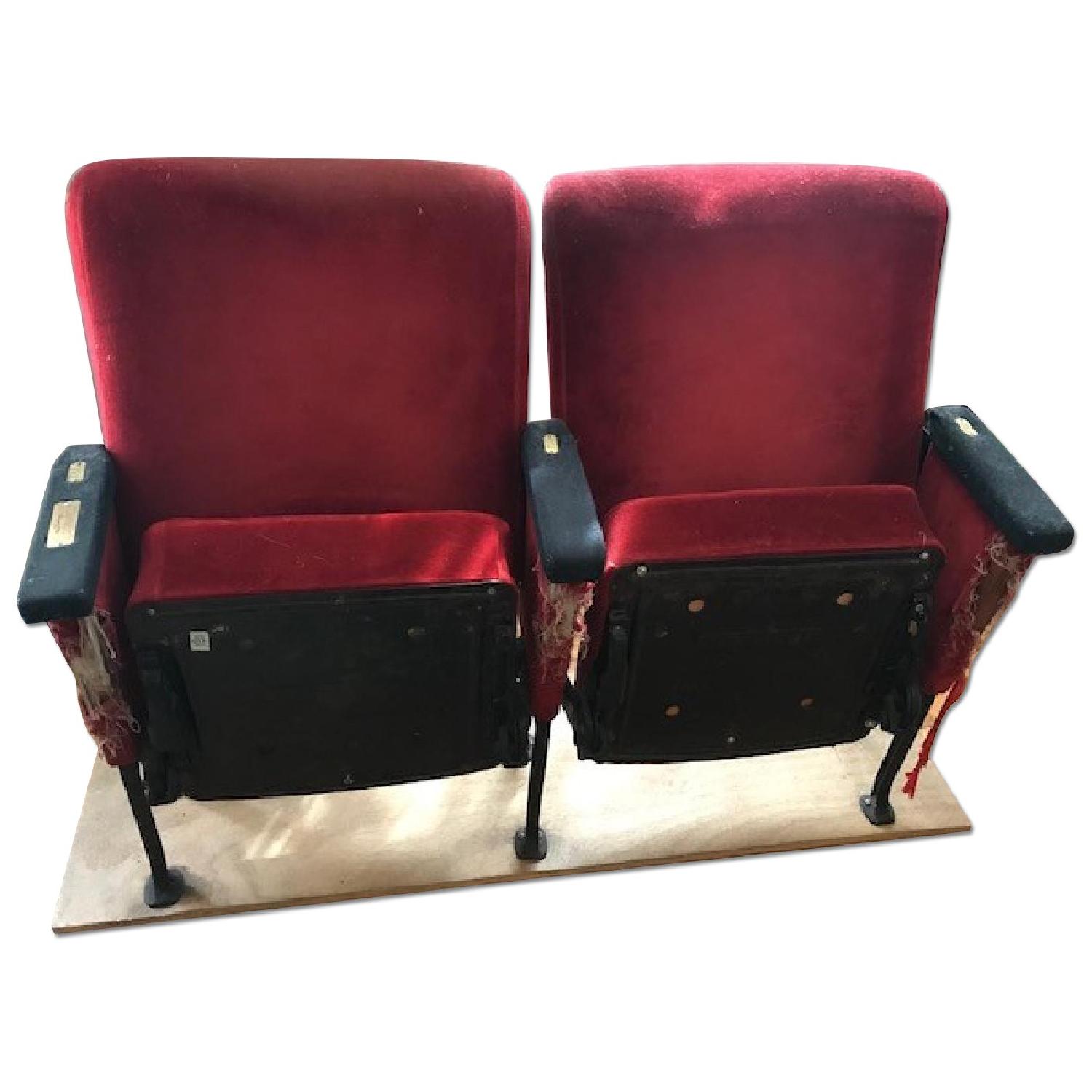 Radio City Music Hall Vintage Theater Seats - image-4
