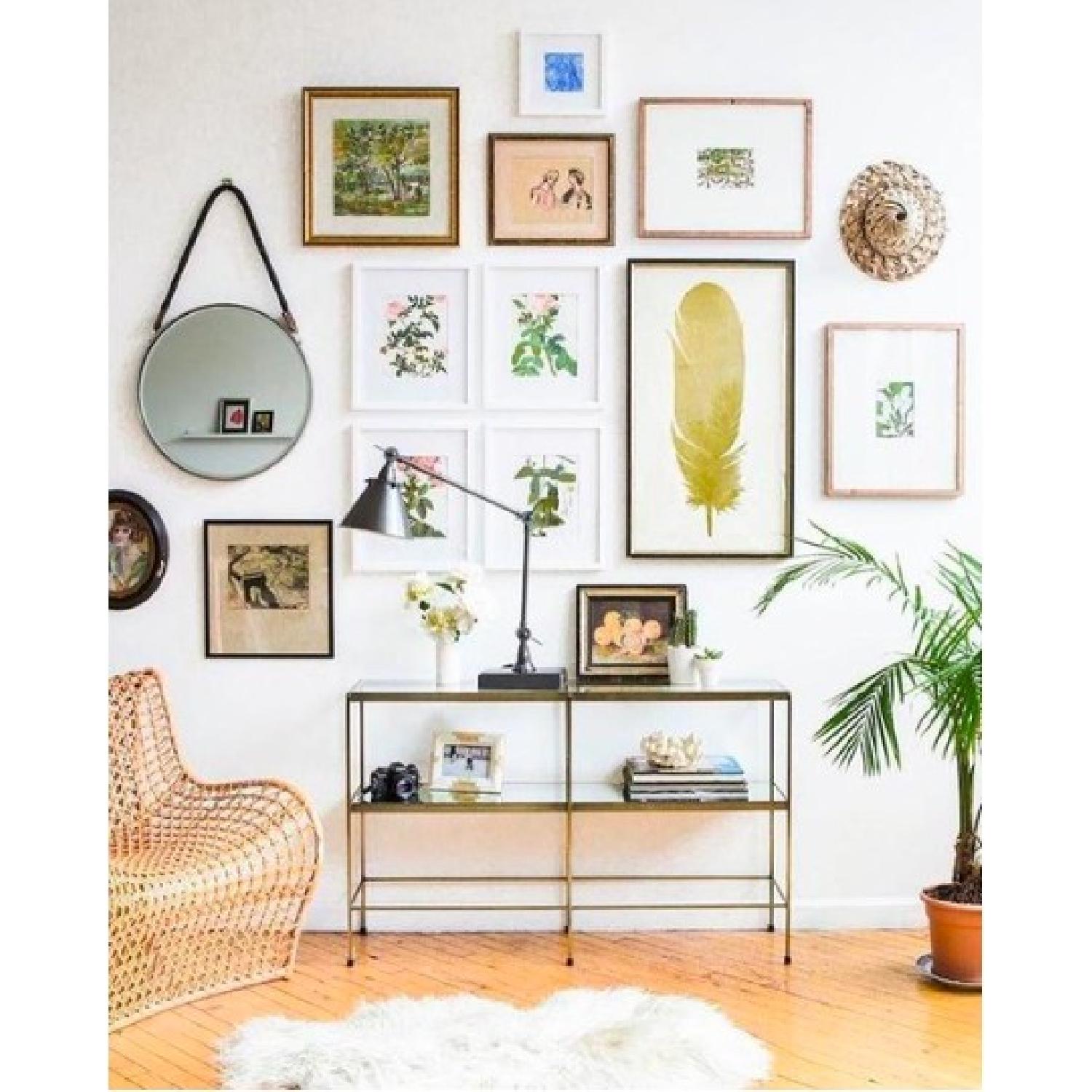 Pottery Barn Leona Console Table in Brass - image-2