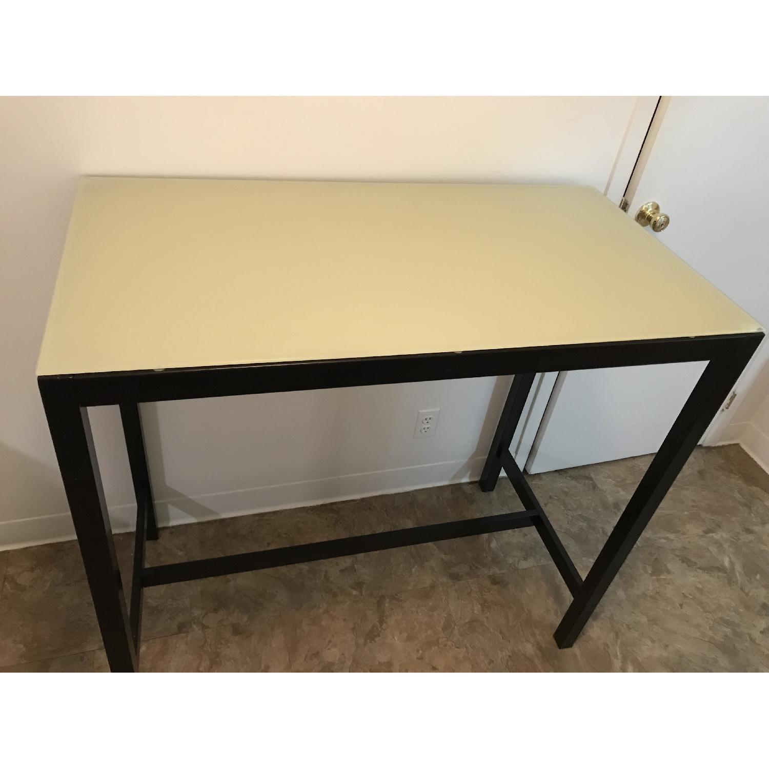 Black Metal Dining Table - image-2