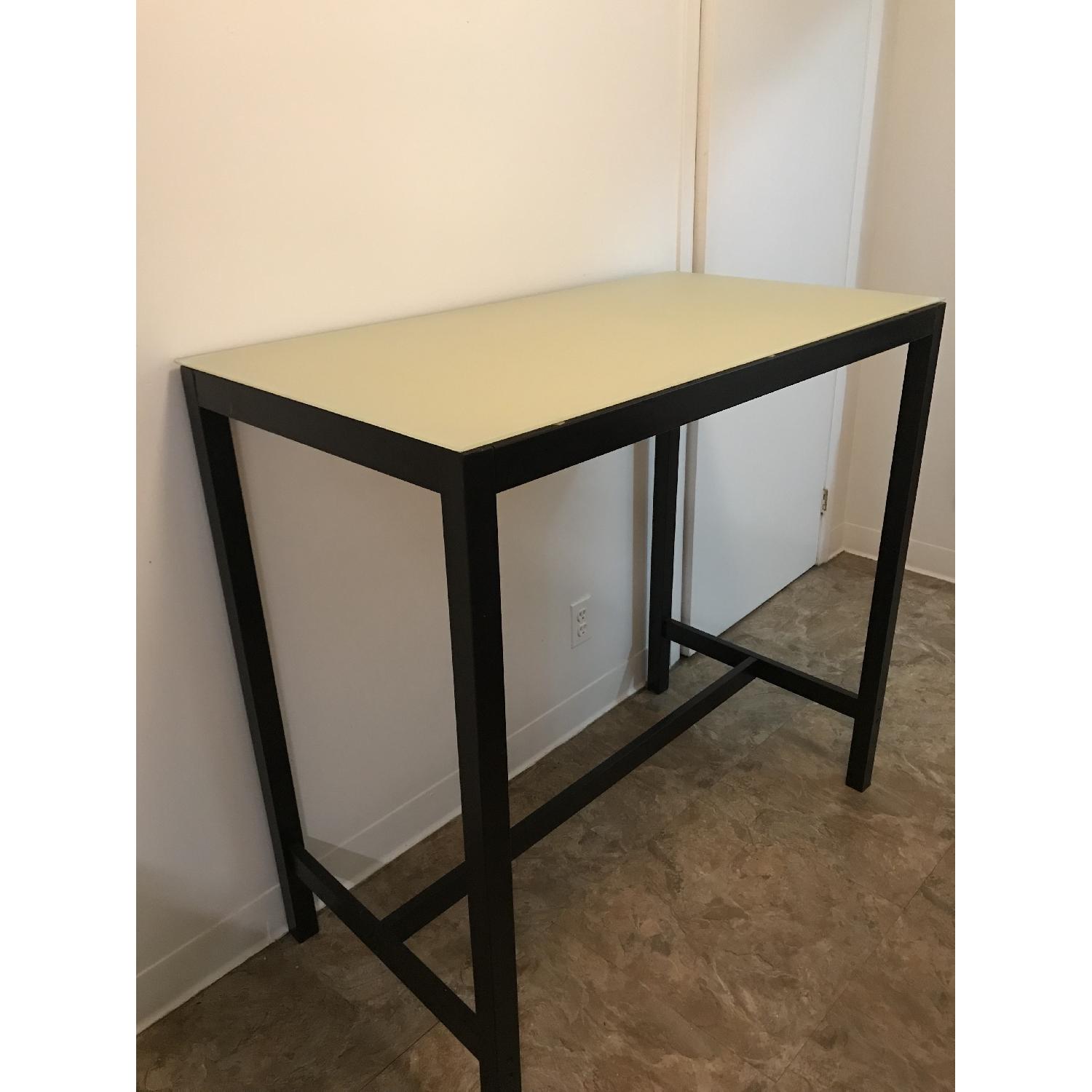 Black Metal Dining Table - image-3