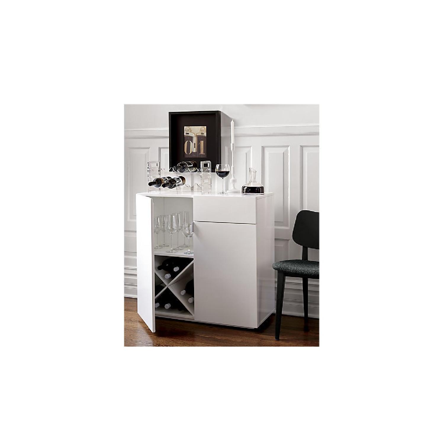 CB2 Swig White Mini Bar - image-6