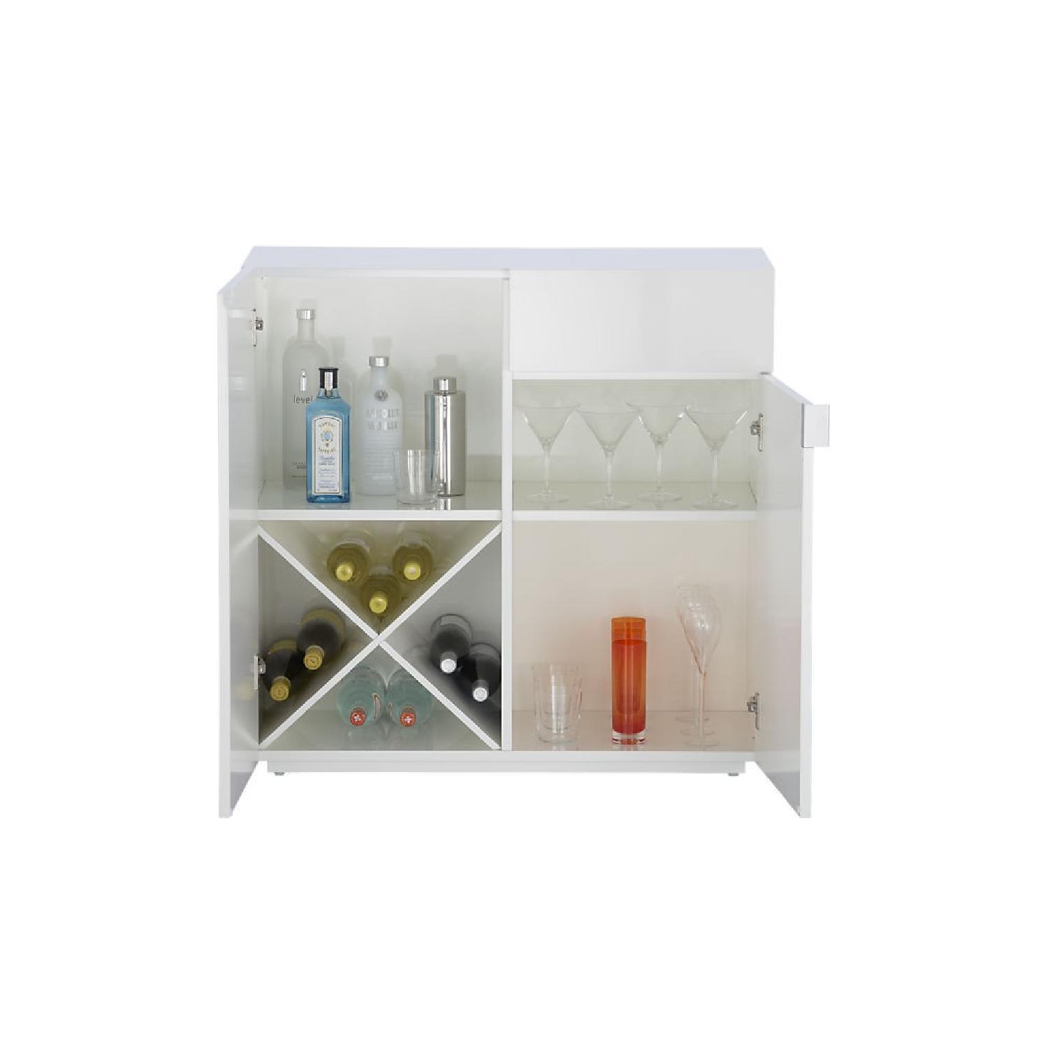 CB2 Swig White Mini Bar - image-7