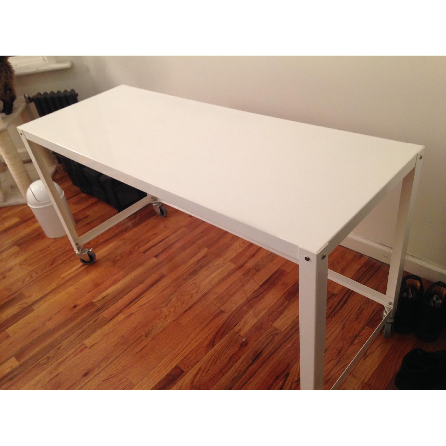 CB2 Rolling Console Table - image-3