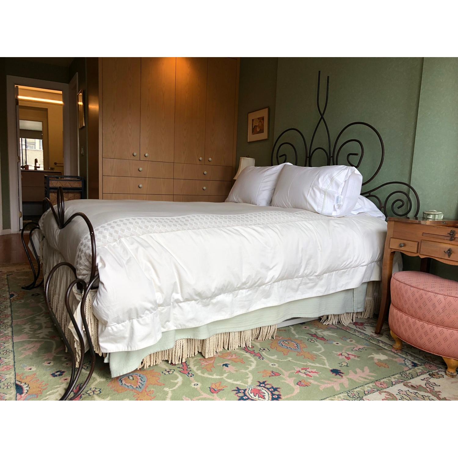 Artisan Made Wrought Iron Queen Bed Frame - image-1