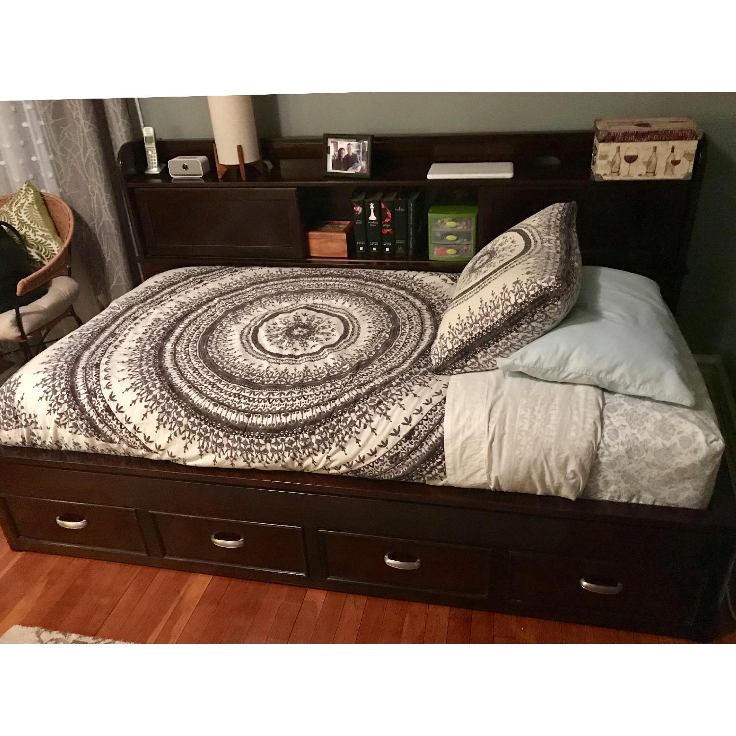 Raymour & Flanigan Twin Bed w/ Storage - image-2