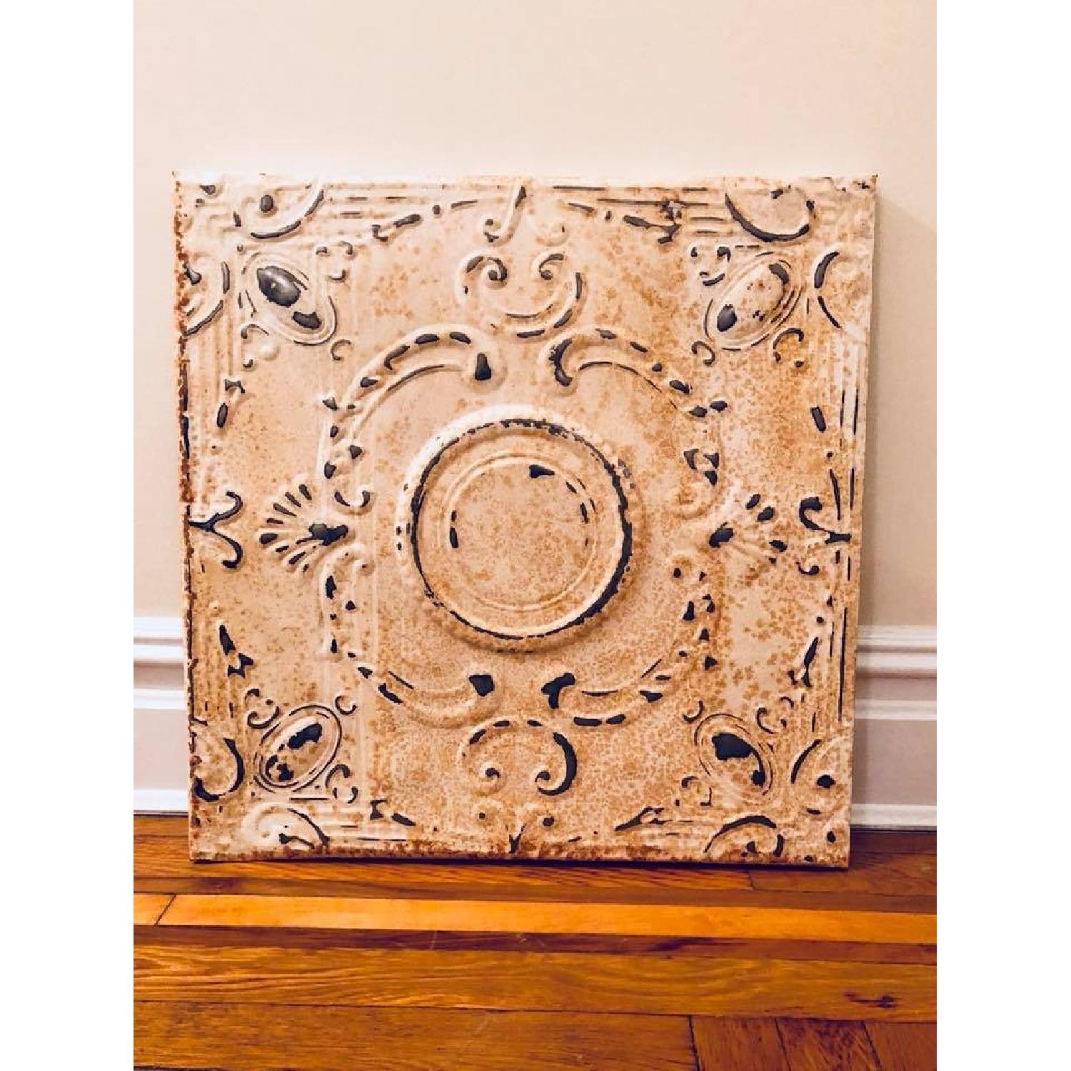 Vintage Antique Tin Ceiling Tile - image-1
