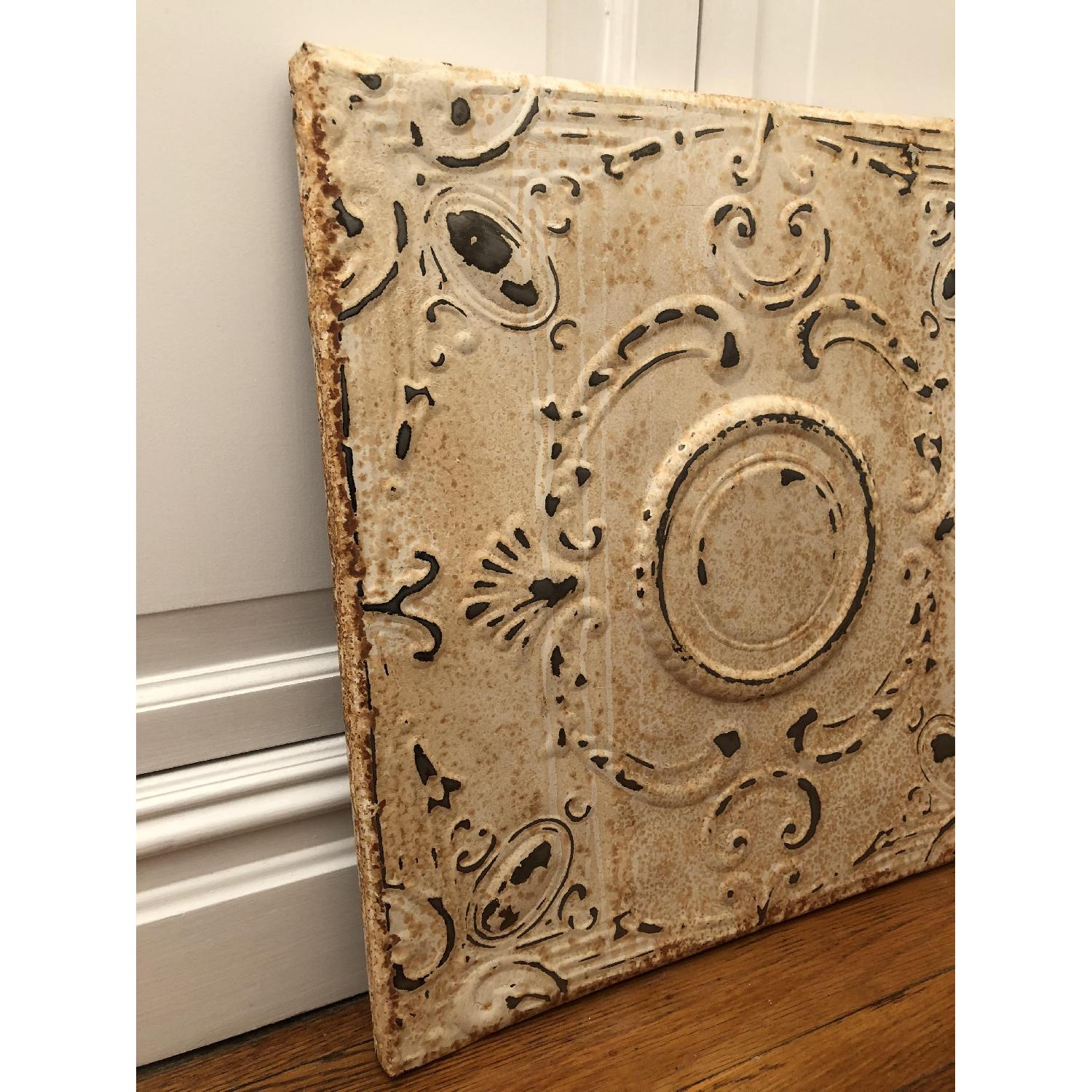 Vintage Antique Tin Ceiling Tile - image-2