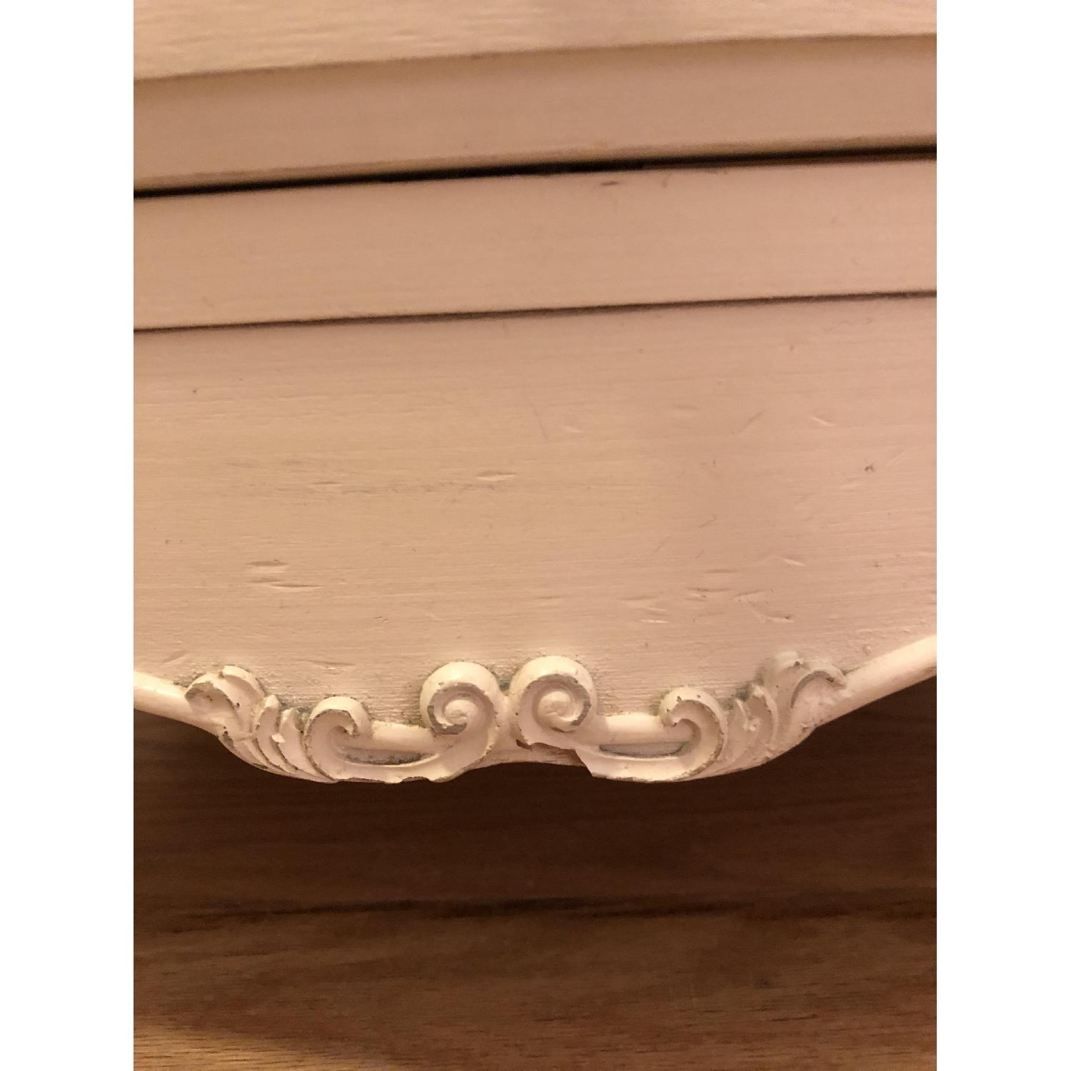 Pottery Barn Lilac White Bedside Table - image-4