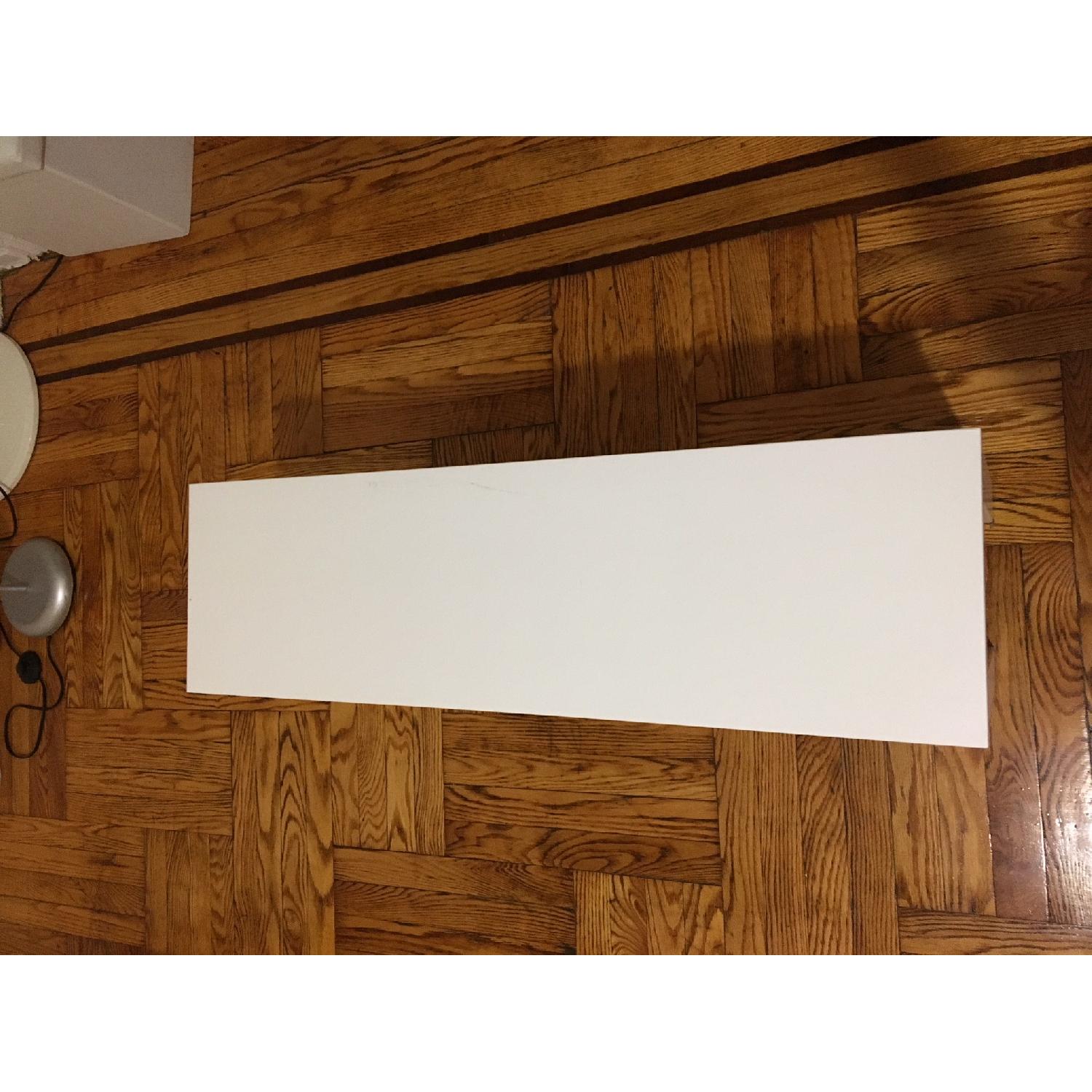 Ikea TV Stand in White AptDeco