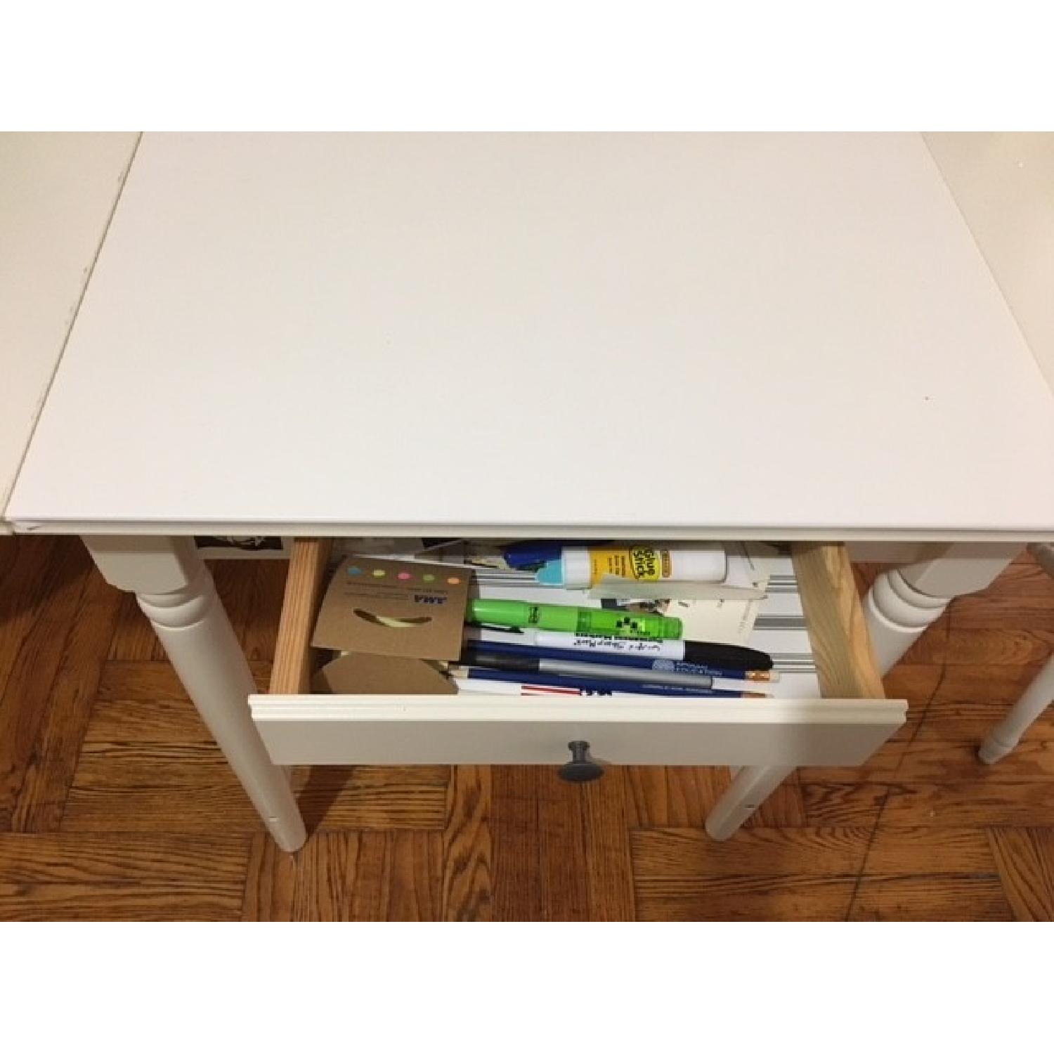 Ikea Ingatorp Drop-Leaf Table w/ 2 Chairs - image-5