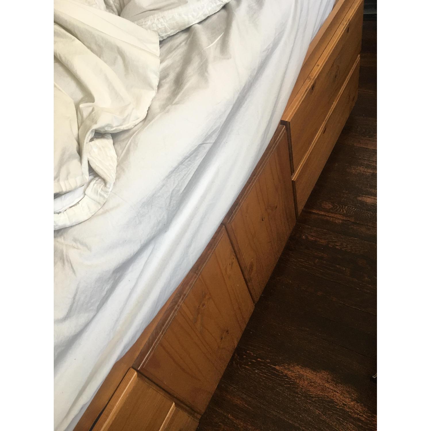 Gothic Cabinet Craft Full Storage Bed w/ 10 Drawers/2 Doors - image-4