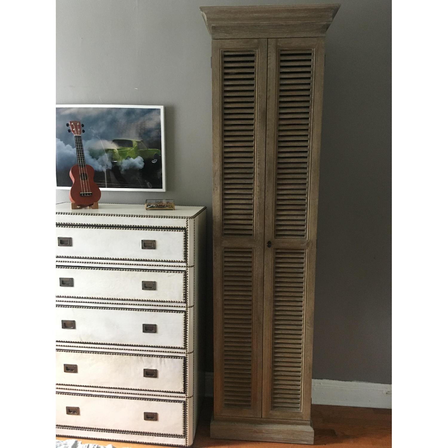 Restoration Hardware Shutter Shoe Armoire - image-1