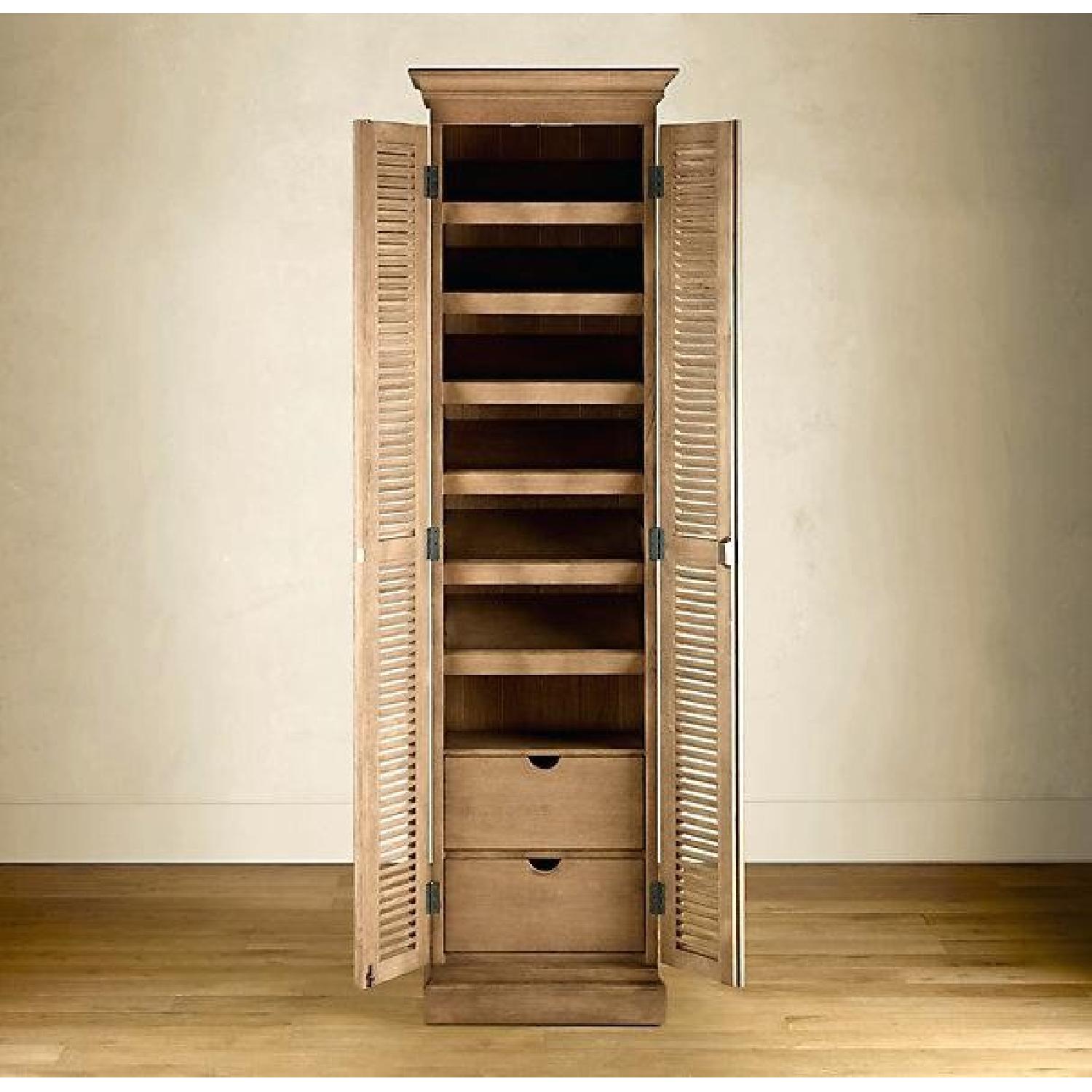 Restoration Hardware Shutter Shoe Armoire - image-3