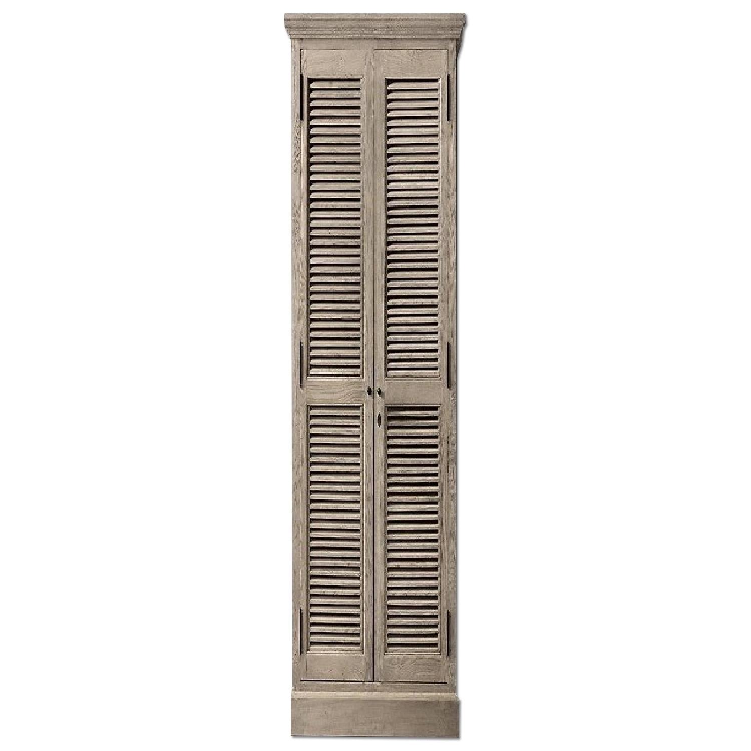 Restoration Hardware Shutter Shoe Armoire AptDeco