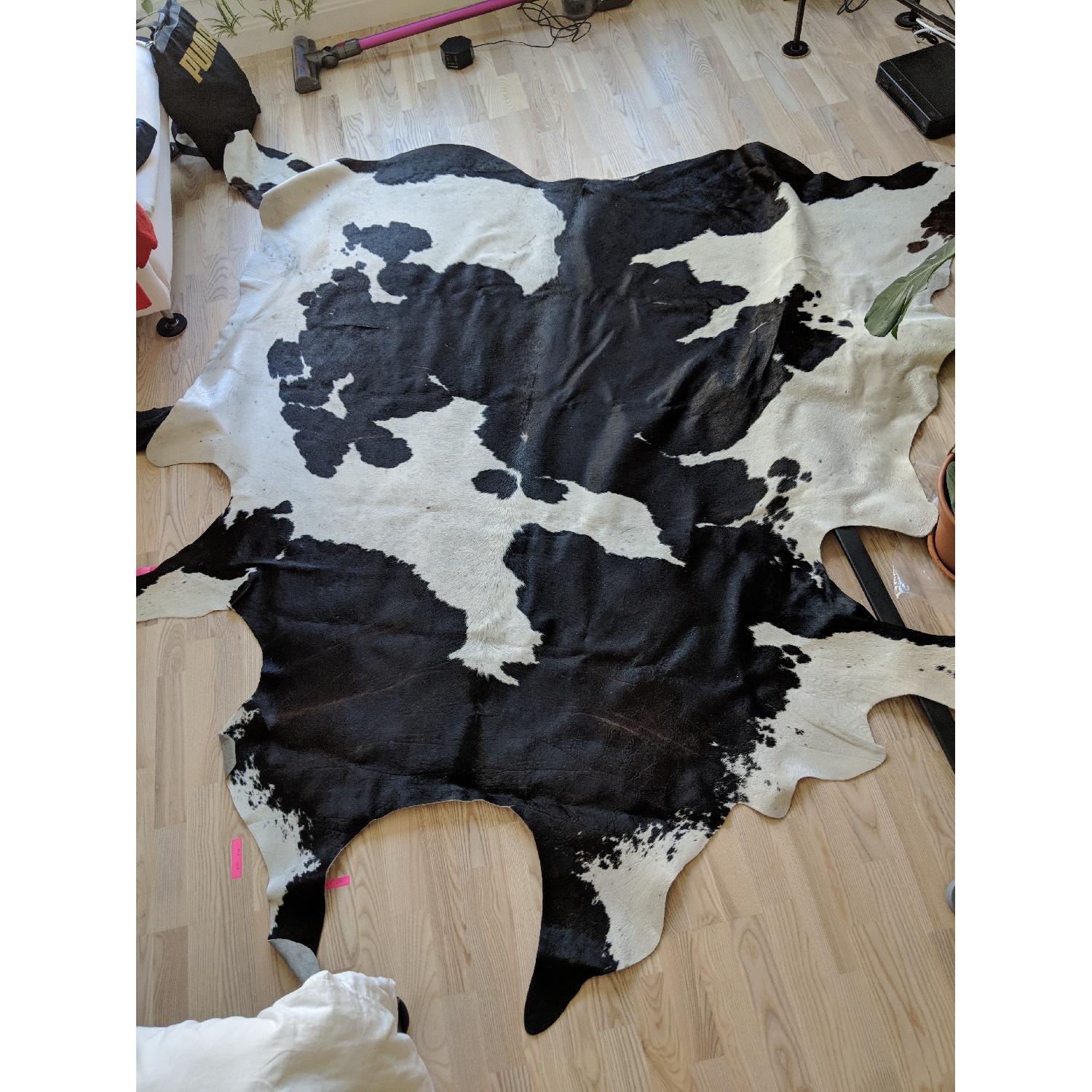 Ikea Koldby Cowhide Rug AptDeco
