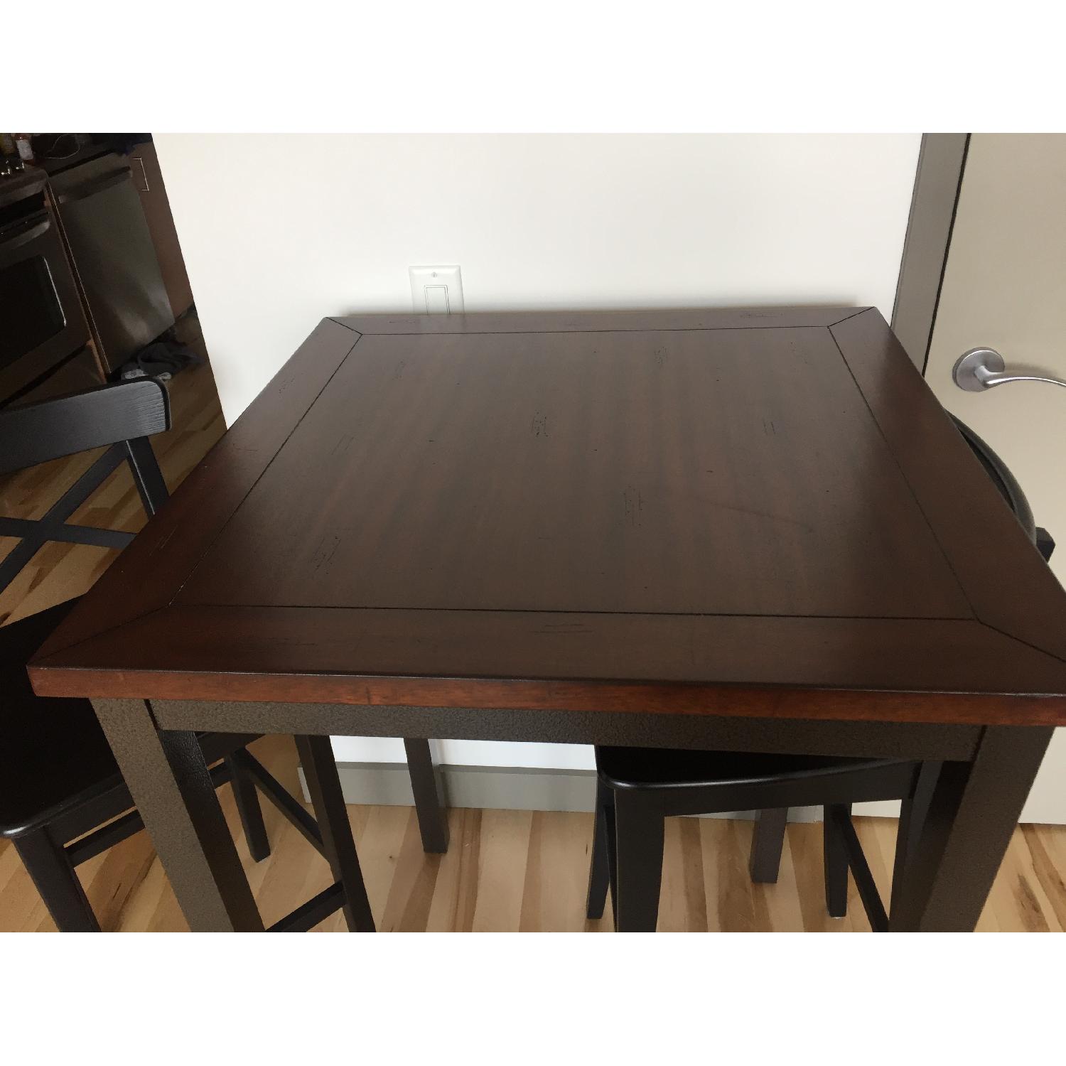 Ikea Counter Height Dining Table w/ 2 Chairs - image-3
