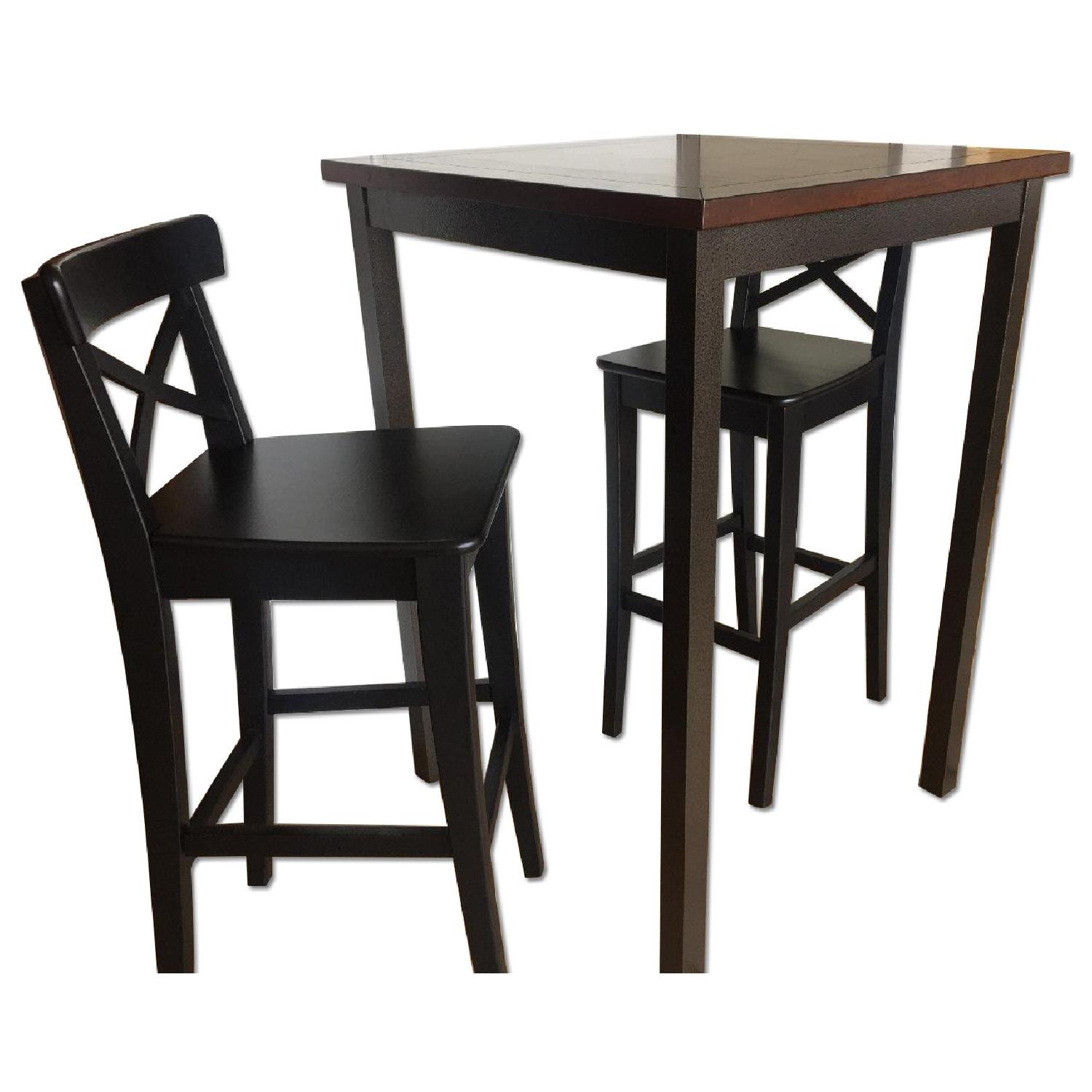 Ikea Counter Height Dining Table w/ 2 Chairs AptDeco